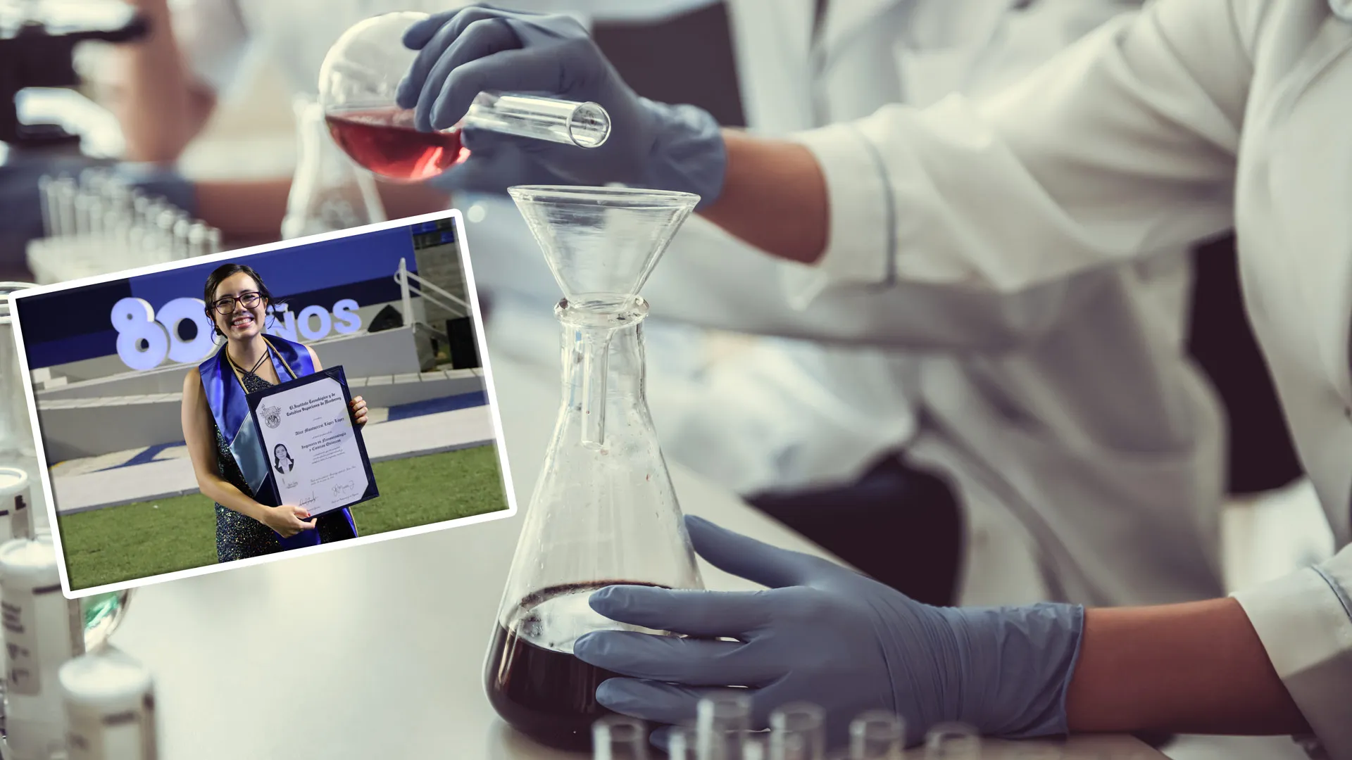 Alice López fue acreedora a la Beca Erasmus Mundus.