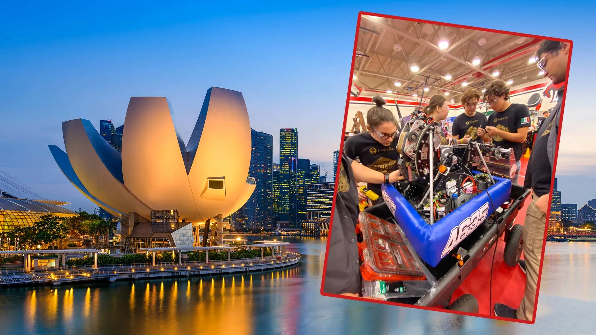 Young Mexicans will be at the world robotics competition in Singapore!