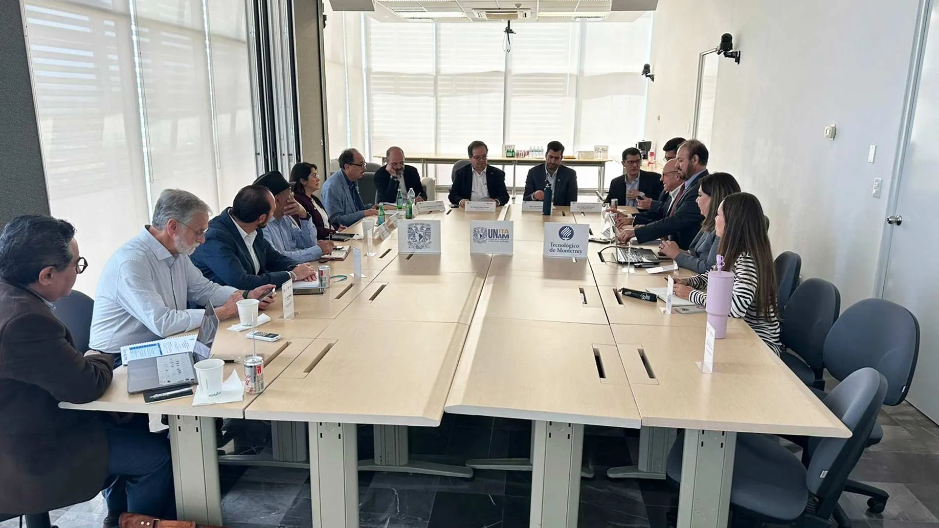 Directivos del Tec de Monterrey se reunieron con homólogos de la UNAM para revisar los avances de dos años de su consorcio de investigación UNAM-TEC.