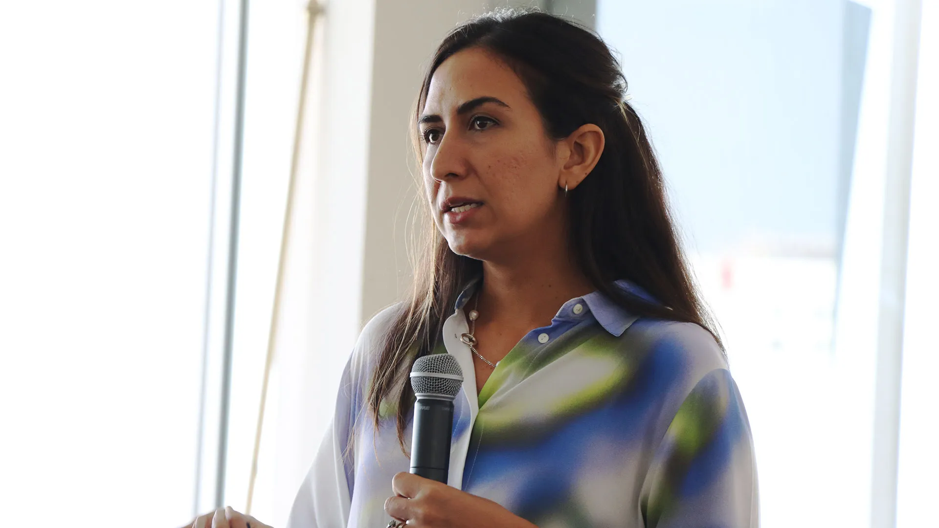 La arquitecta mexicana y EXATEC Cristina Grappin en campus Monterrey.