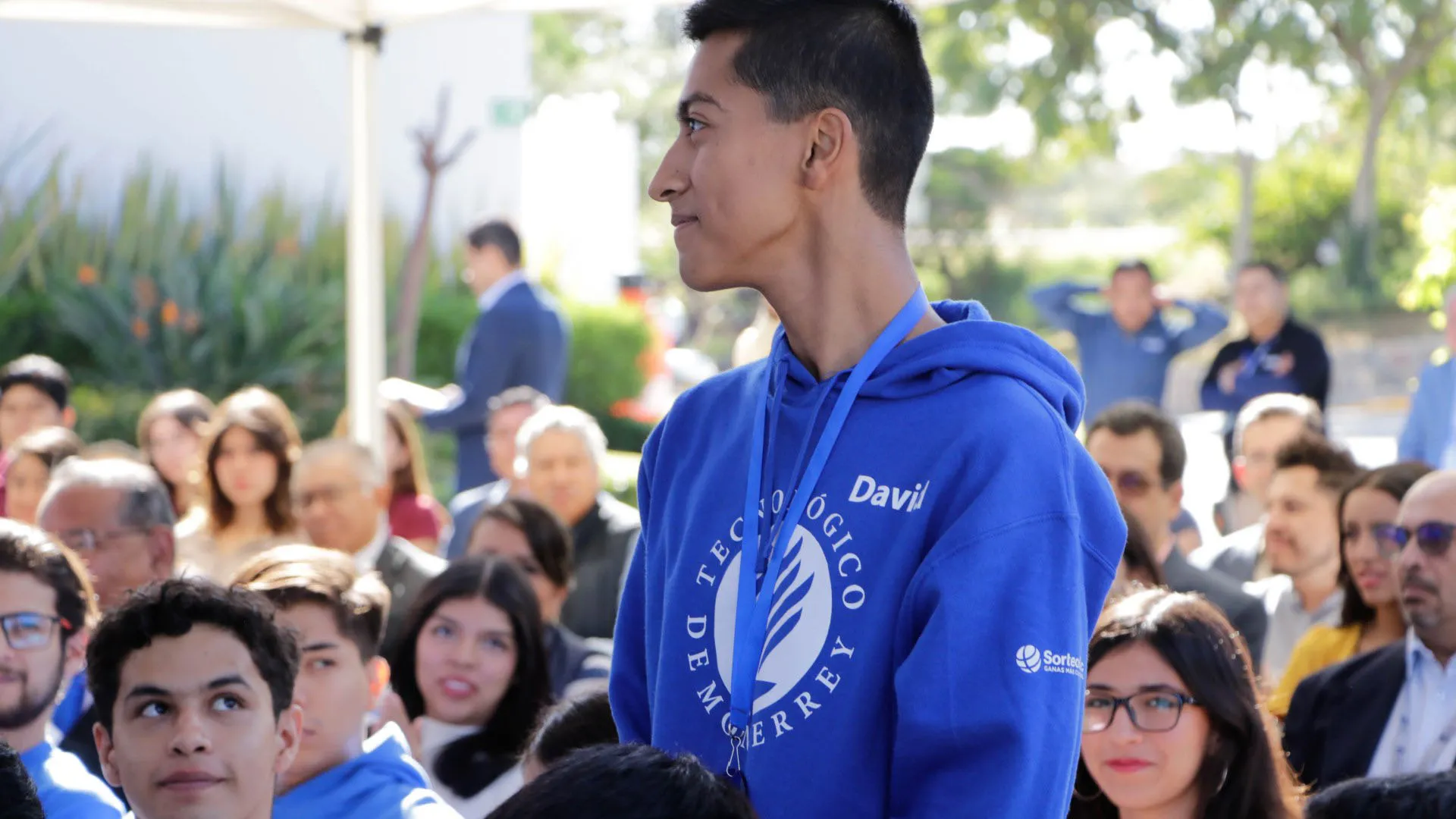 David Cano Rangel en un evento de Líderes del Mañana