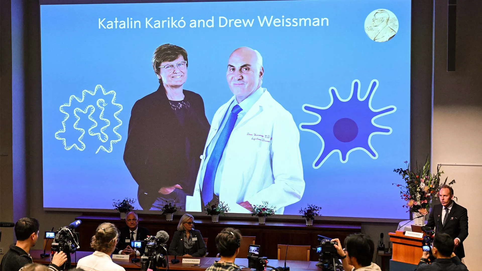 Katalin Karinkó y Drew Weissman ganan el n