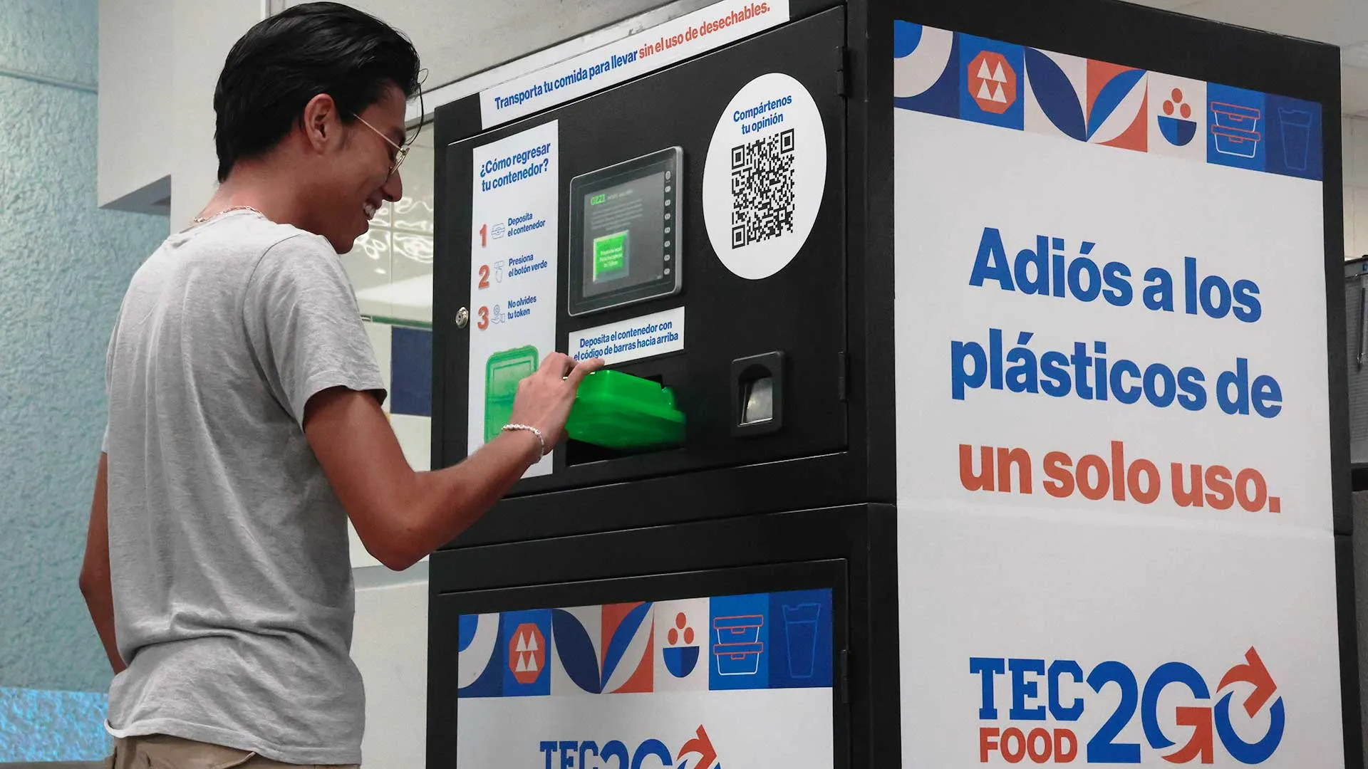 Arranca en campus Monterrey TecFood2Go iniciativa de contendedores de alimentos retornables.