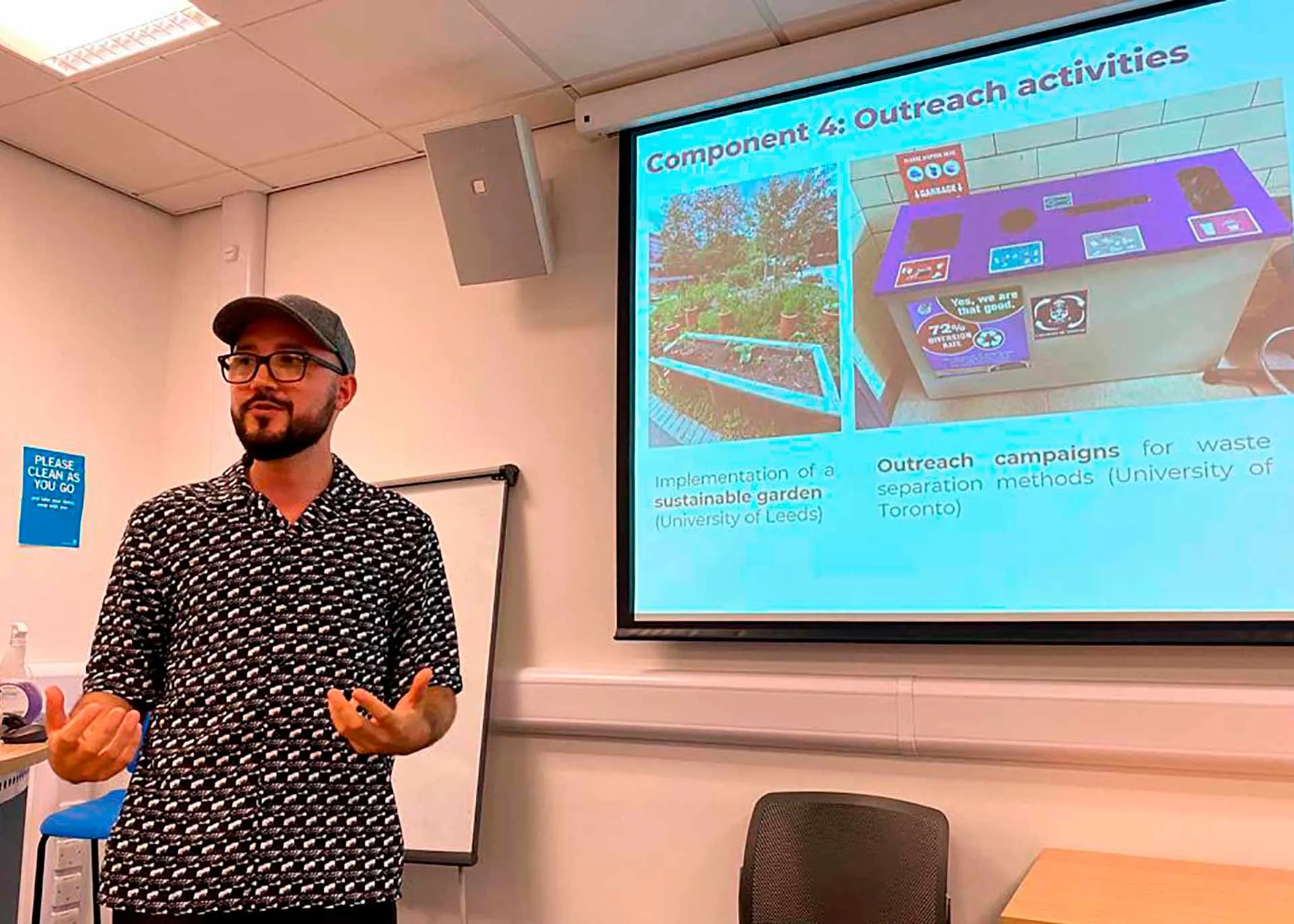 Vinculación con Universidad de Leeds para investigación del agua.