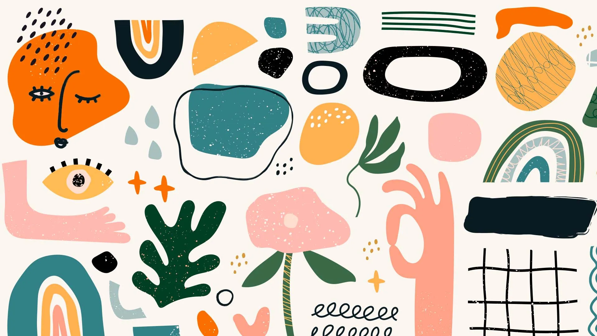 ilustración del florecimiento humano 