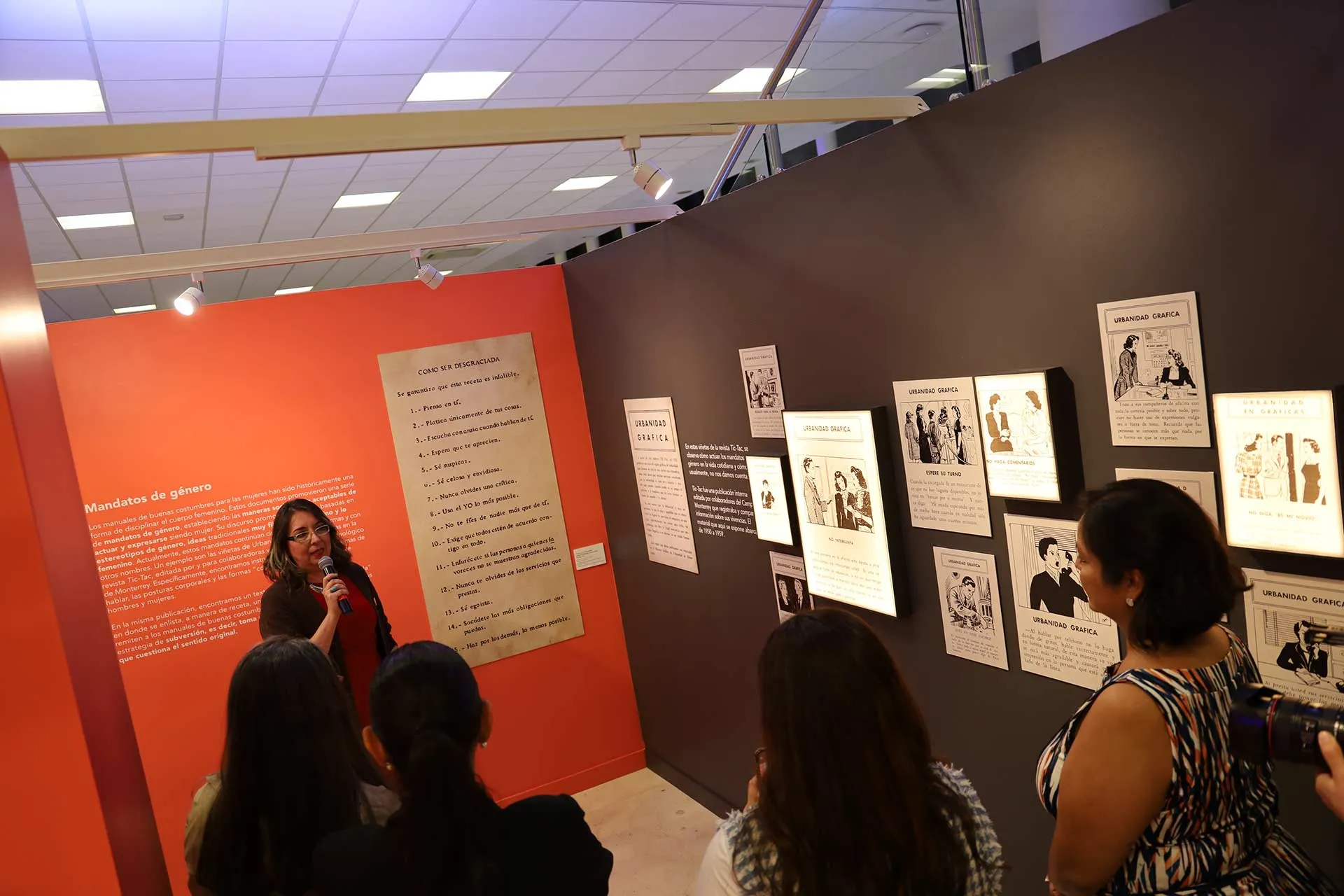 Inclusión, exposición cuando el hilo se hace red, en Tec Guadalajara. 