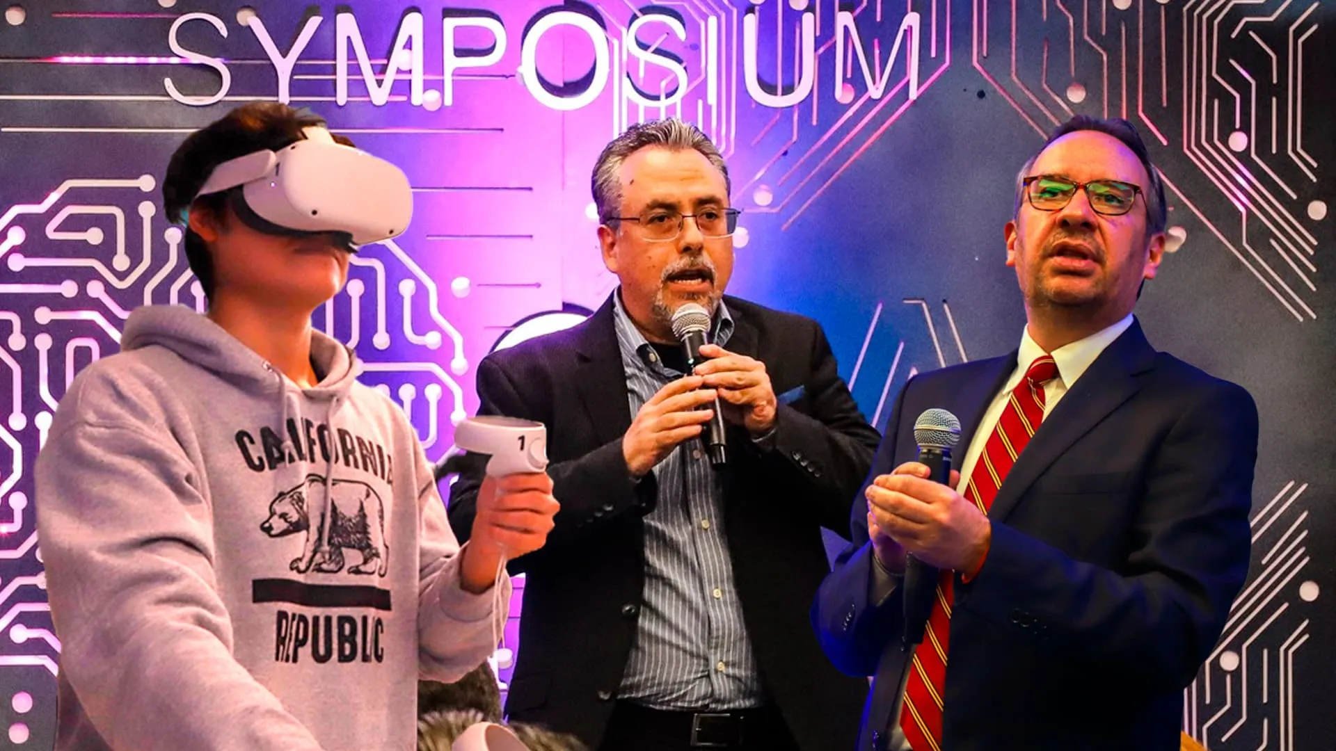 Líderes y profesores en el Symposium Inteligencia Artificial y Metaverso en el Tec de Monterrey campus Laguna