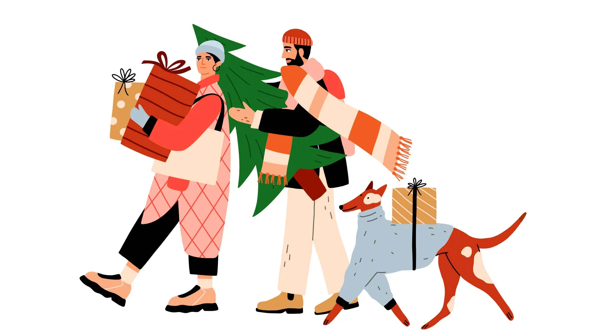 Ilustración de los artículos más vendidos durante navidad 2023
