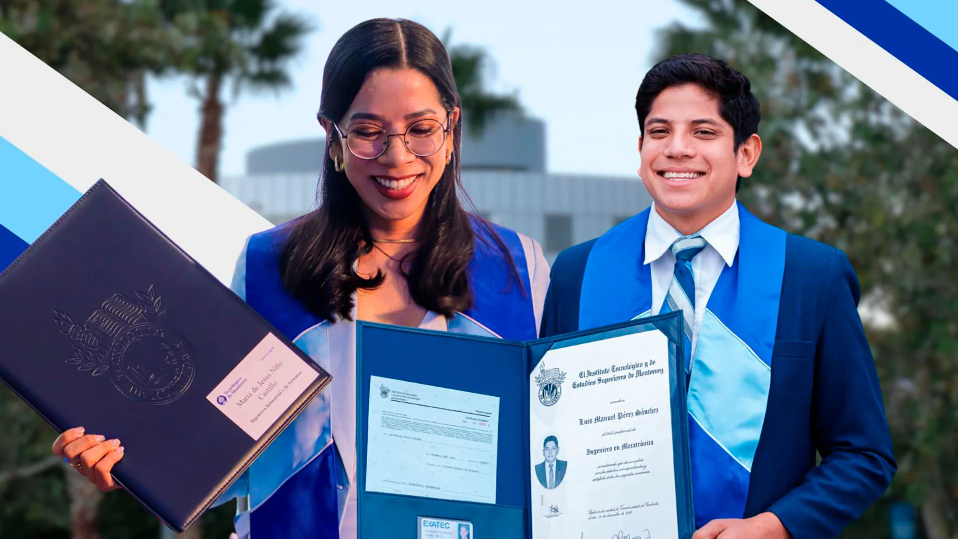 Dos egresados del Tec de Monterrey campus Laguna