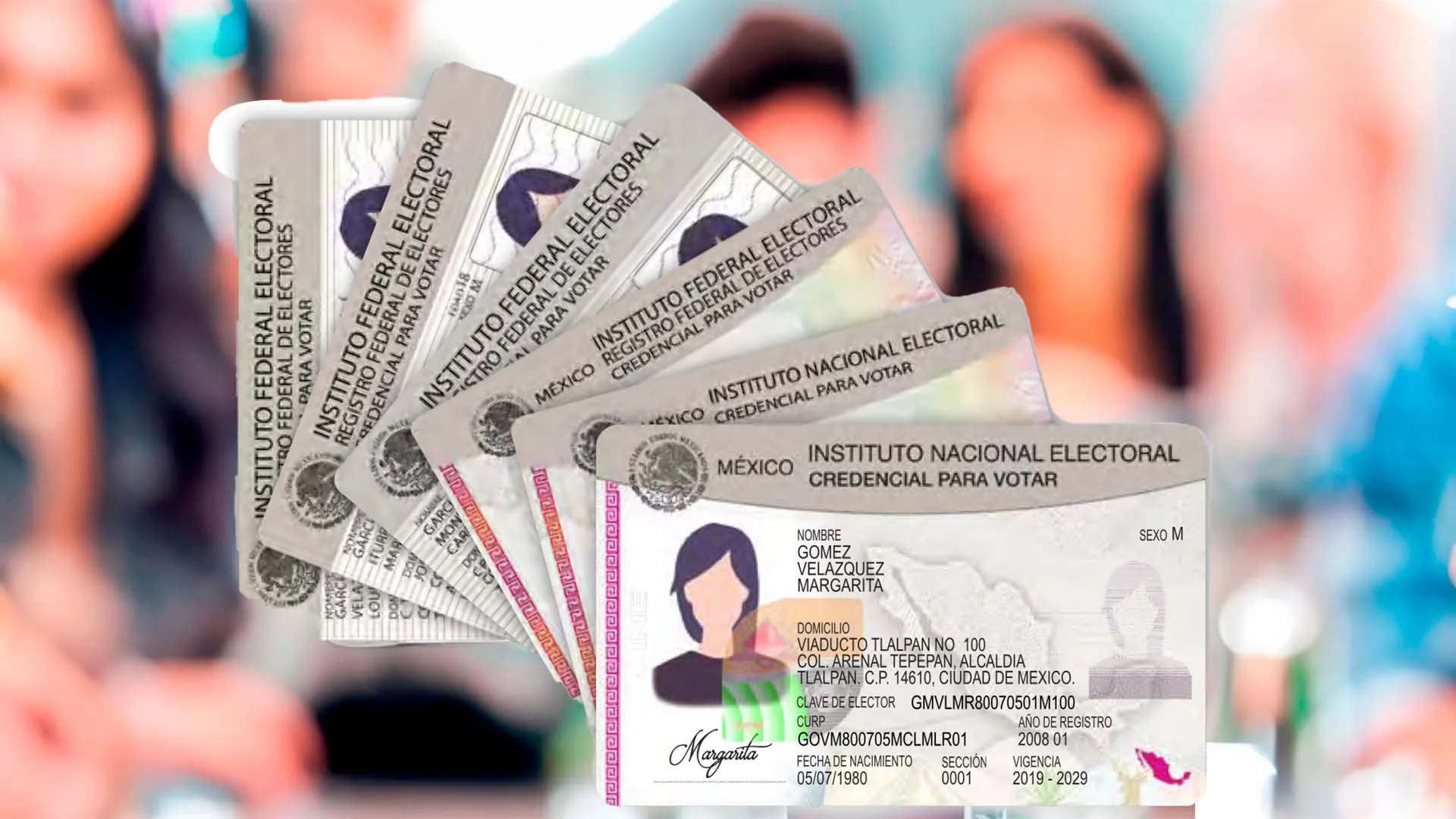 INE, credencial para votar