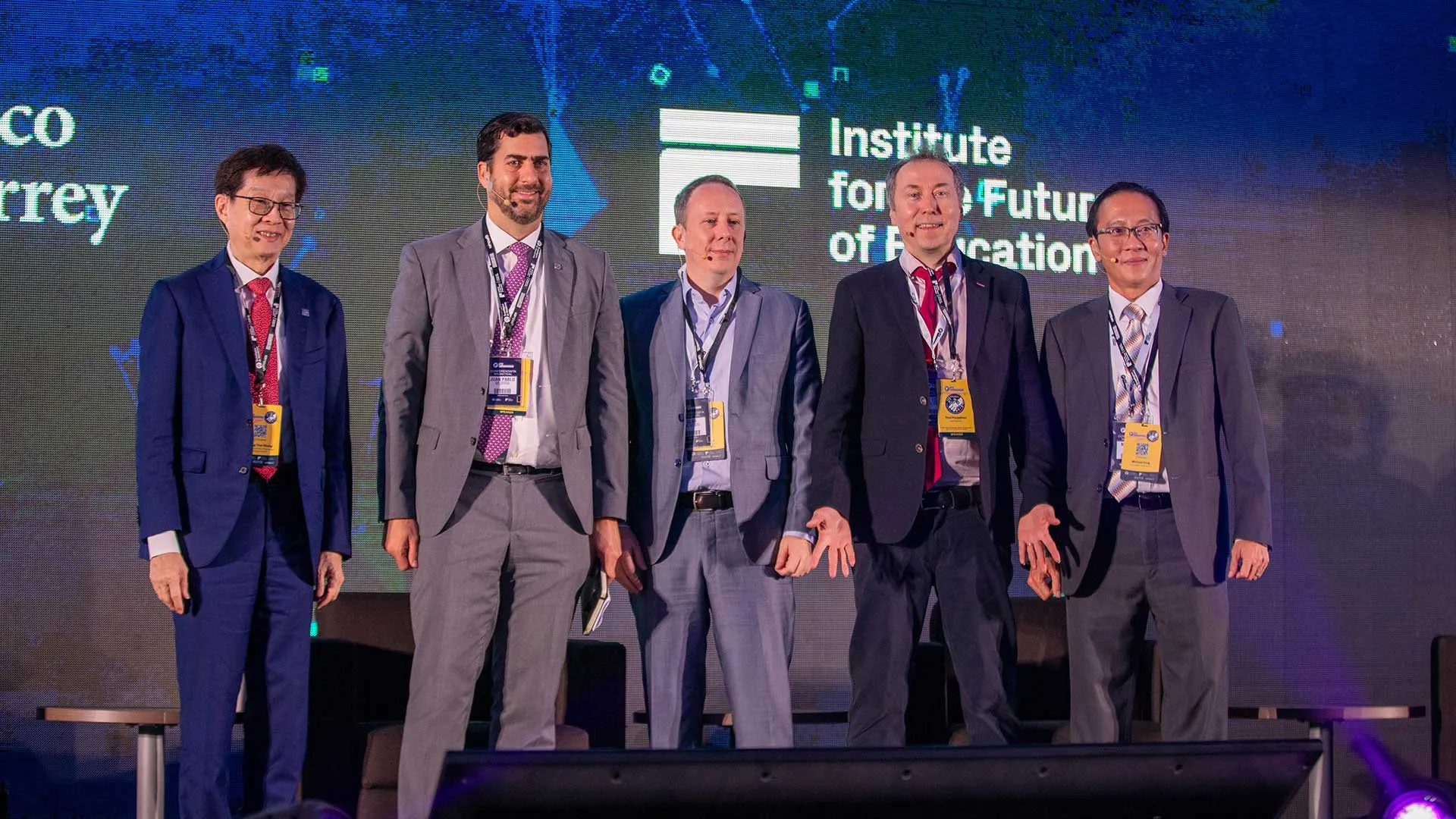 Directivos de las universidades que conforman la Alianza de Aprendizaje Ciber-físico 