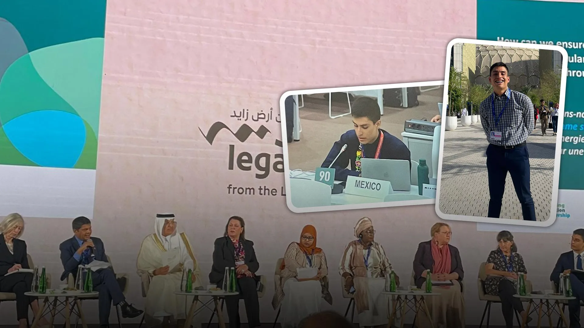 Participación de Antonio en la COP28