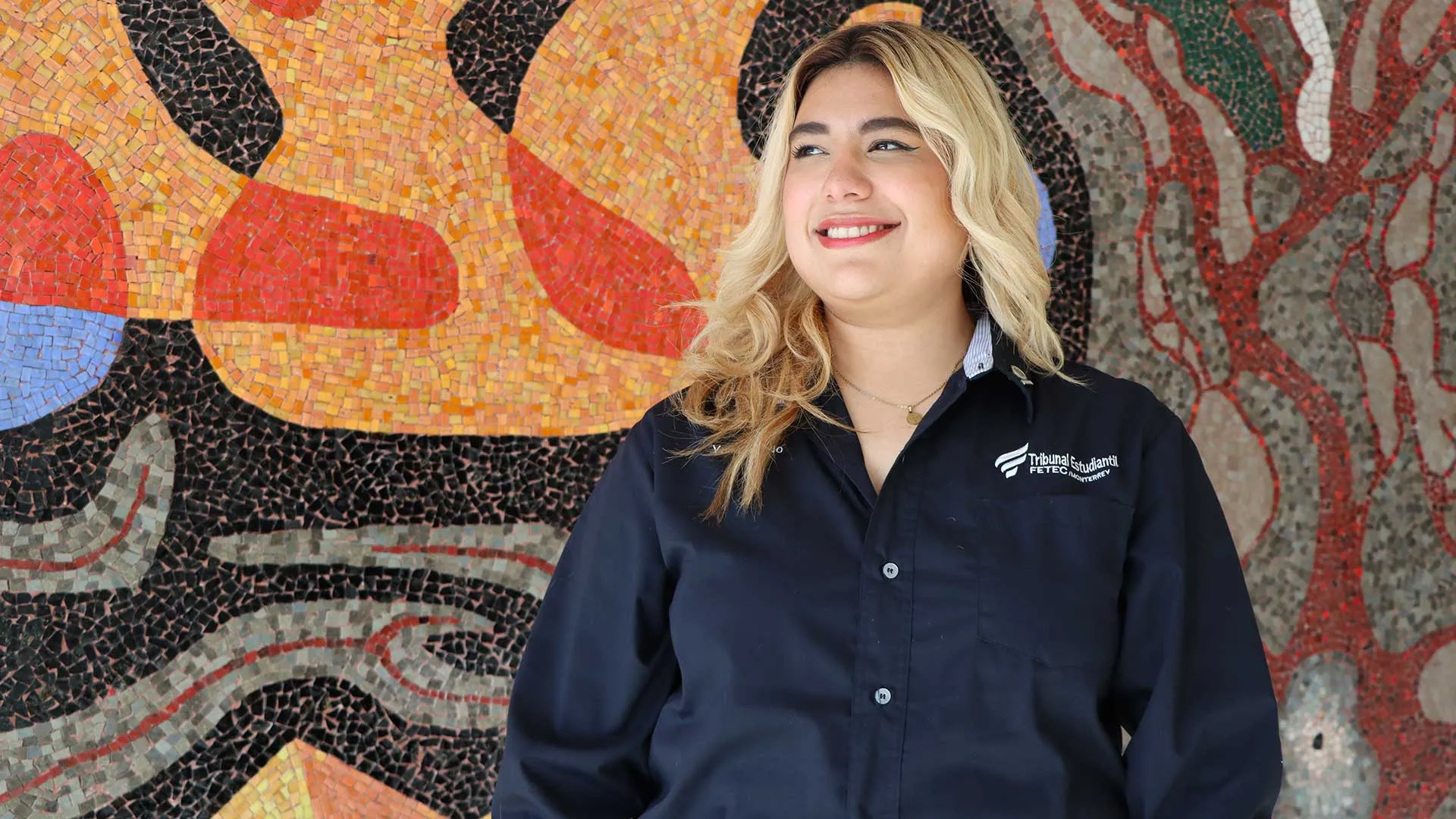 Yulia Pardo, egresada de la Licenciatura en Derecho en campus Monterrey quien formó parte del Tribunal Estudiantil.