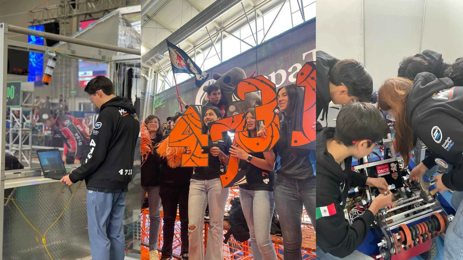 Collage de la destacada participación del equipo en CRESENDO