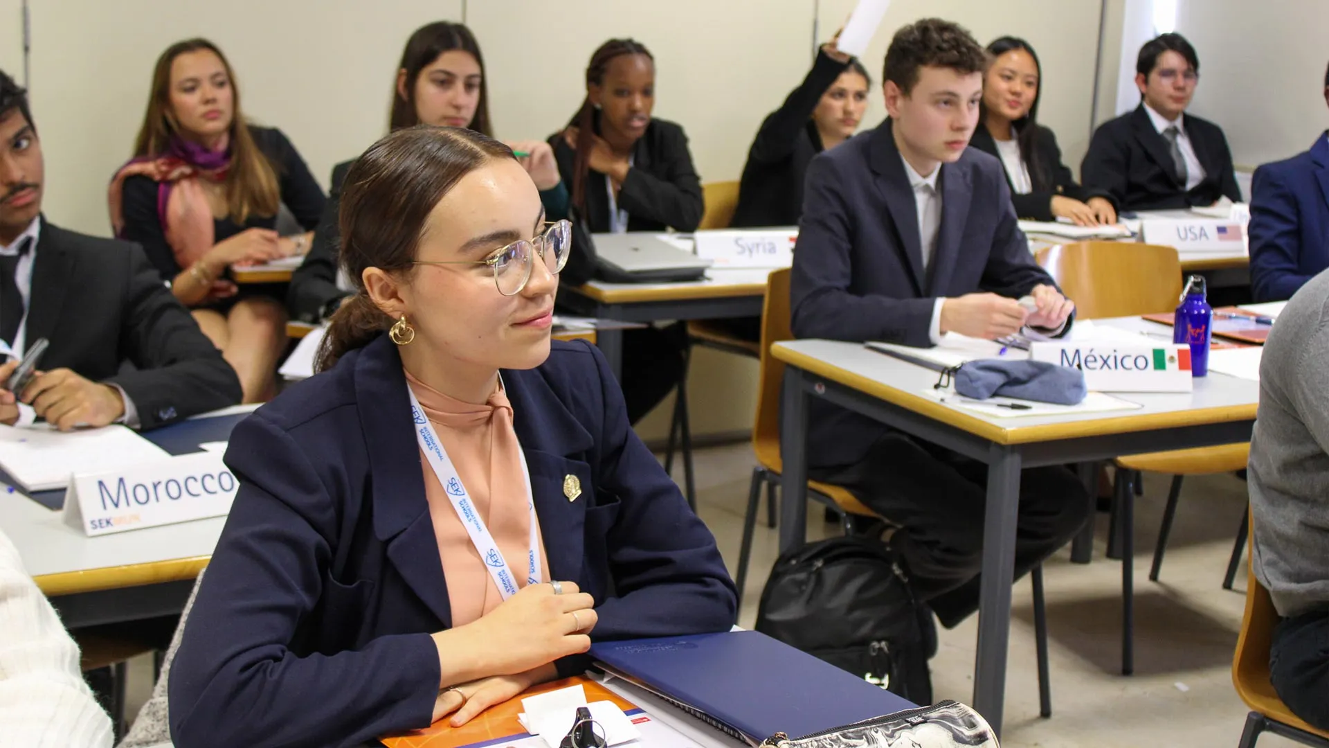 Delegación de Saltillo en simulación de la ONU en Madrid