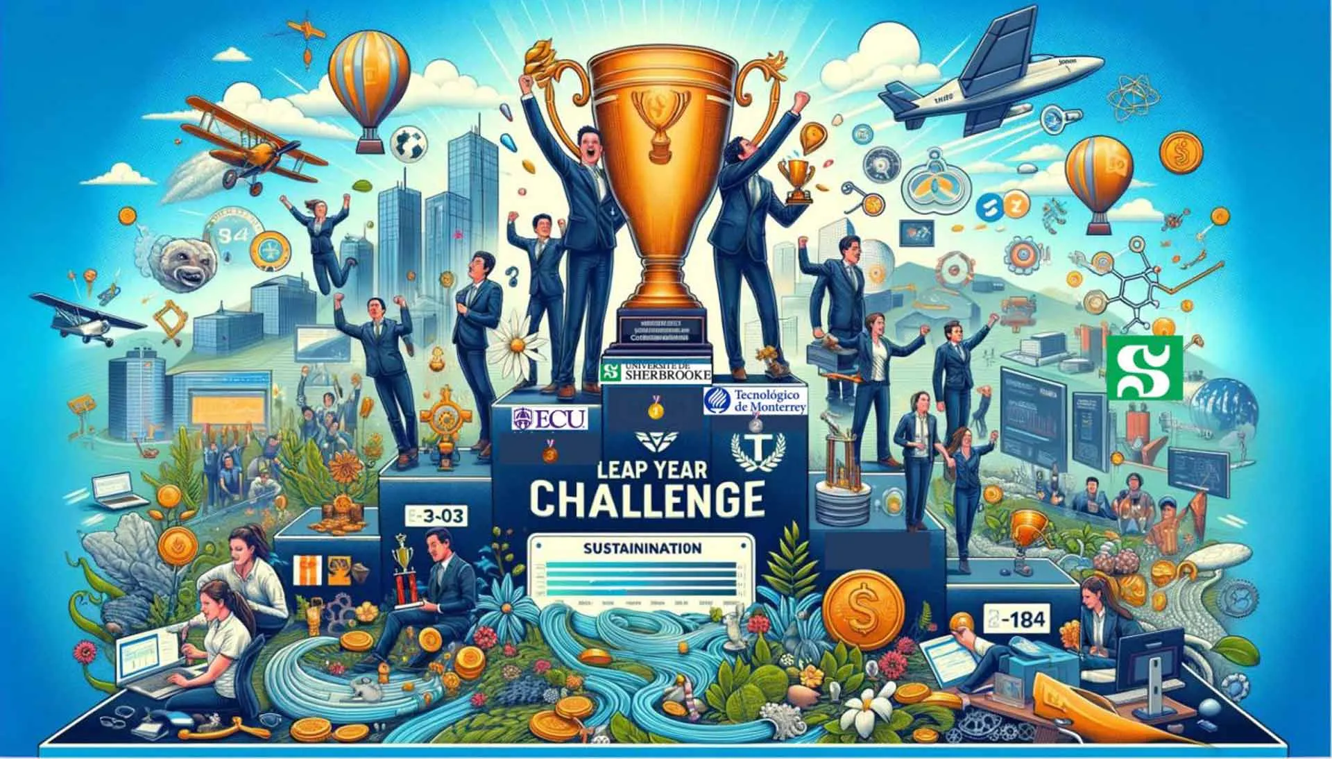 Estudiantes de Ingeniería Industrial y de Sistemas de Tec Querétaro ganan segundo lugar en concurso internacional de logística sustentable