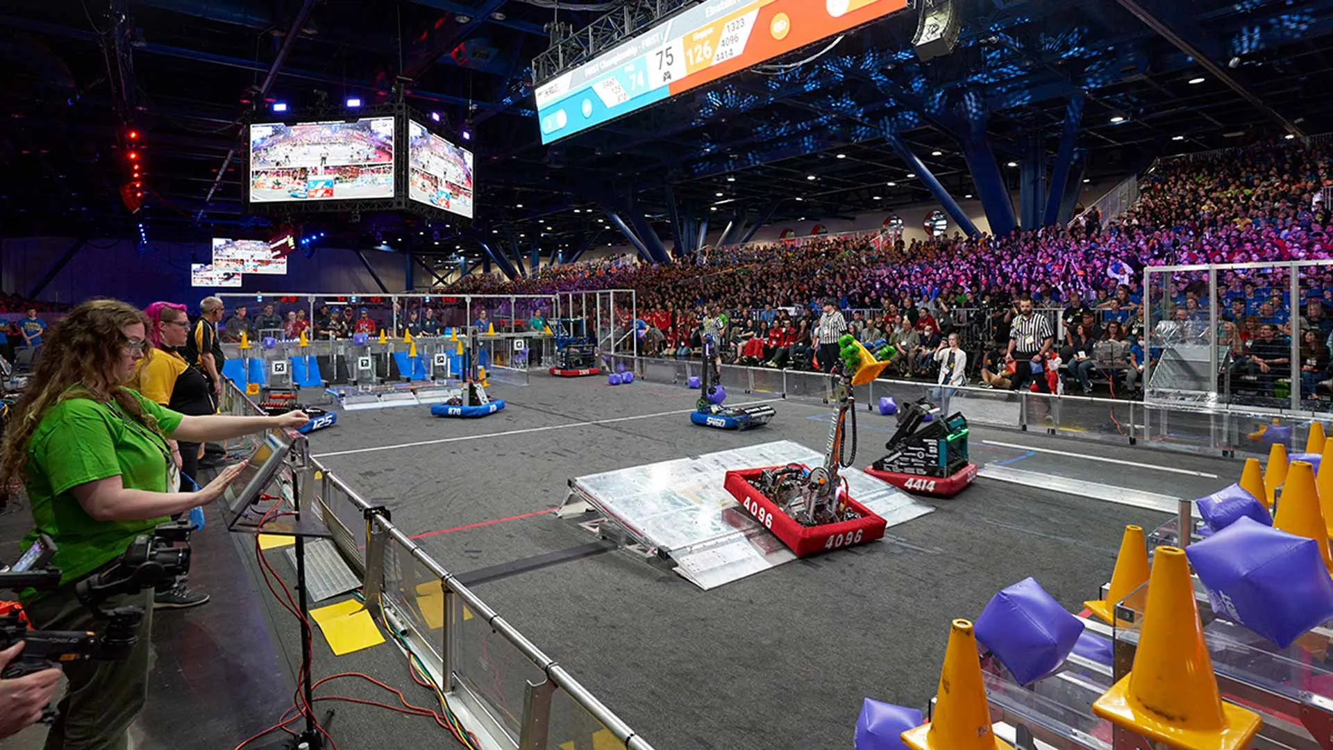 Equipos PrepaTec debutan en mundial de robótica FIRST 2024
