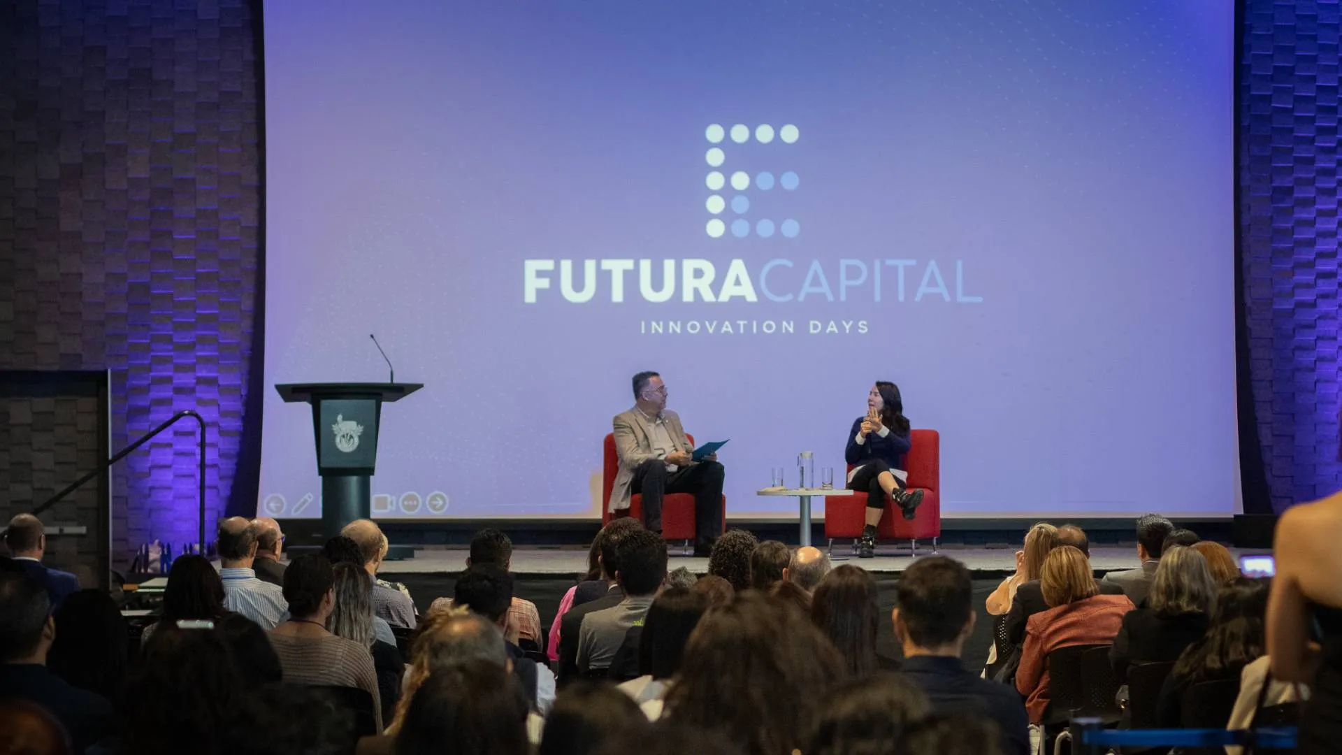 Kirén Miret en la apertura de Futura Capital