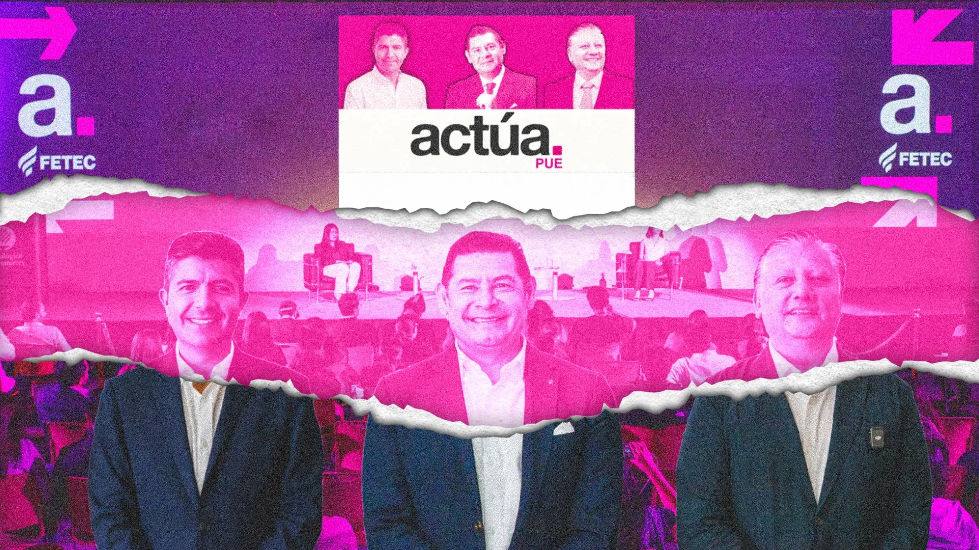 Candidatos participan en el foro actúa en el Tec de Monterrey campus Puebla