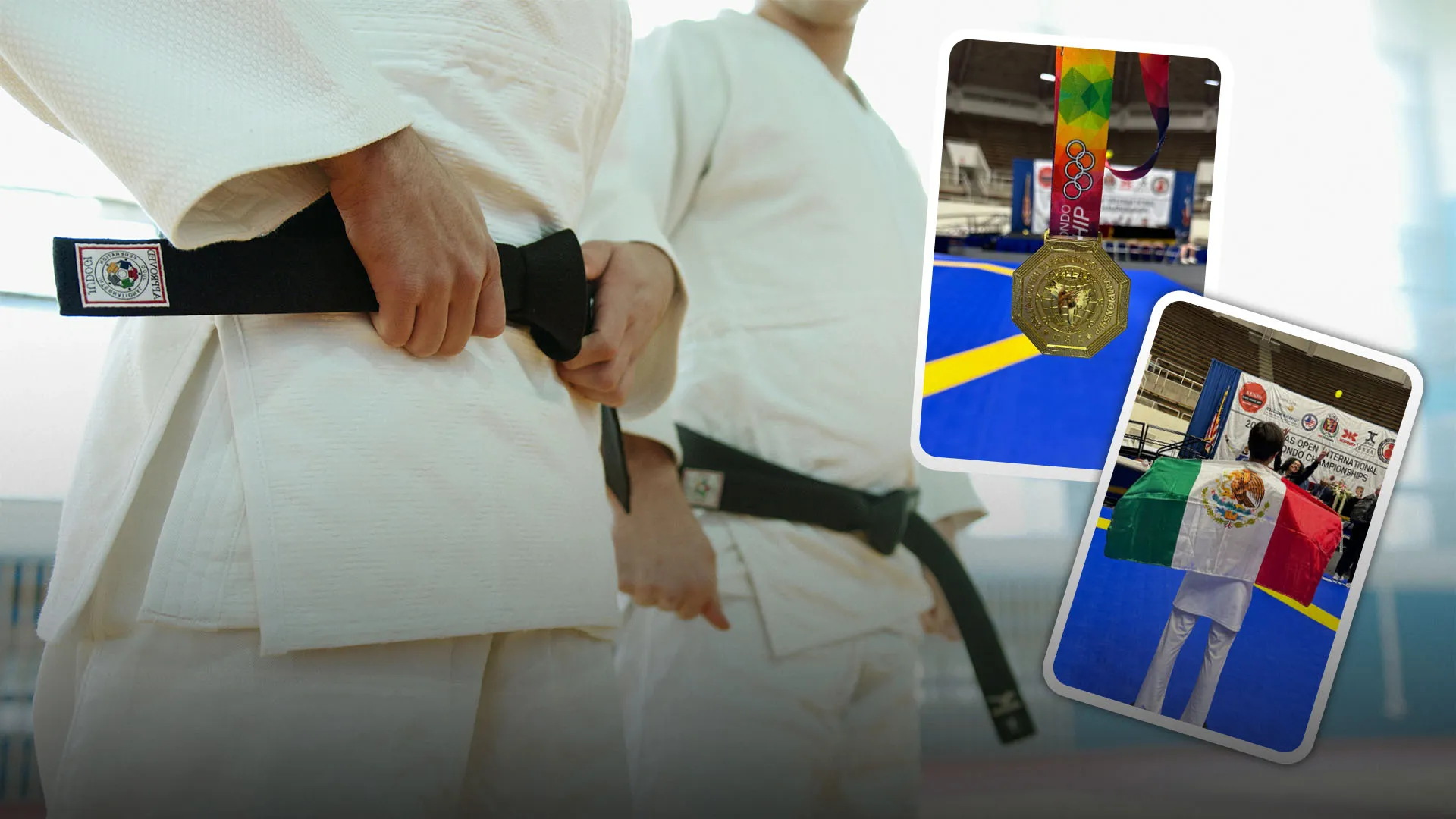 Leonardo Maldonado compitiendo en el Dallas Open Taekwondo 2024