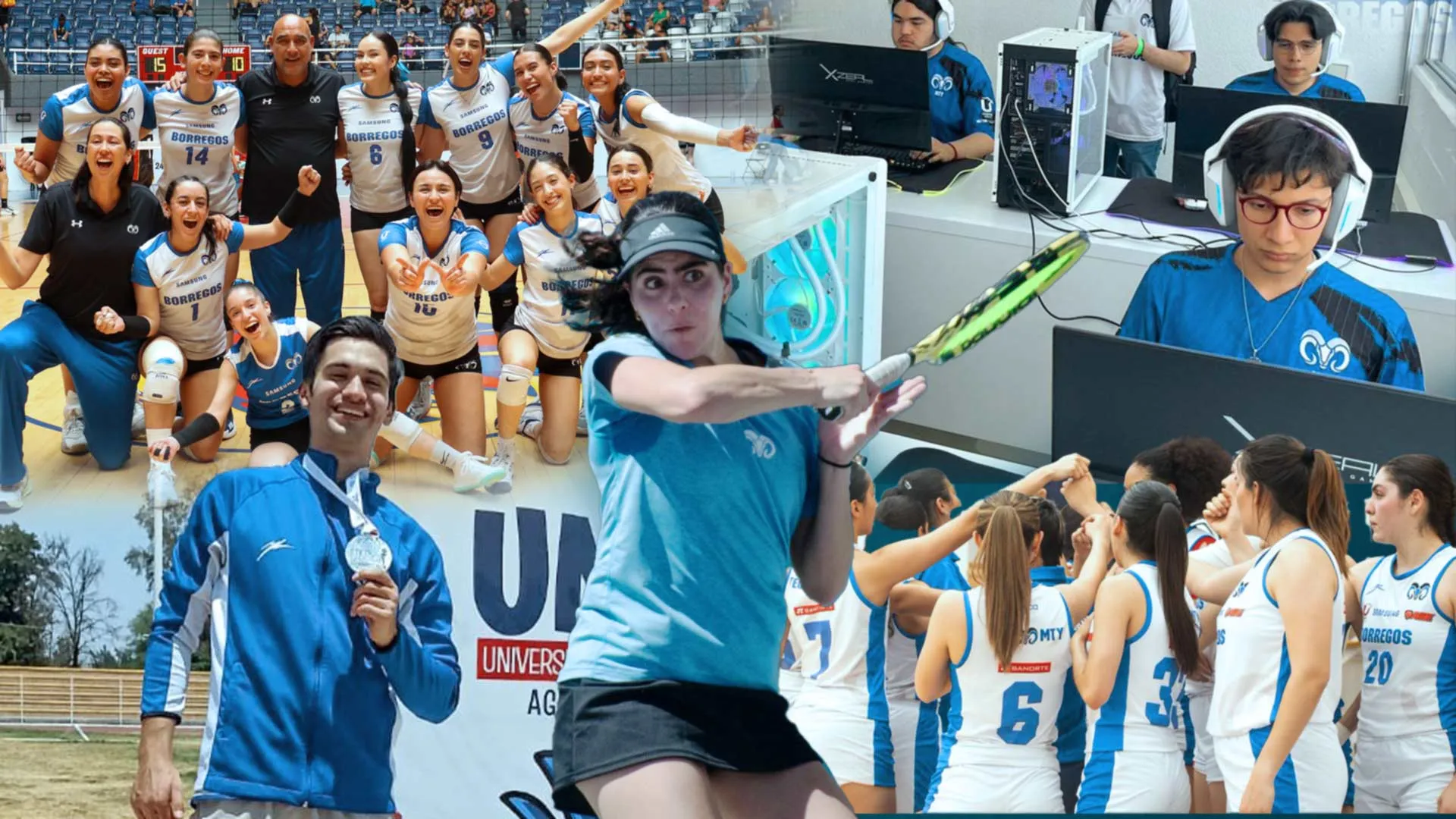 Borregos ganan 71 preseas en Universiada 2024