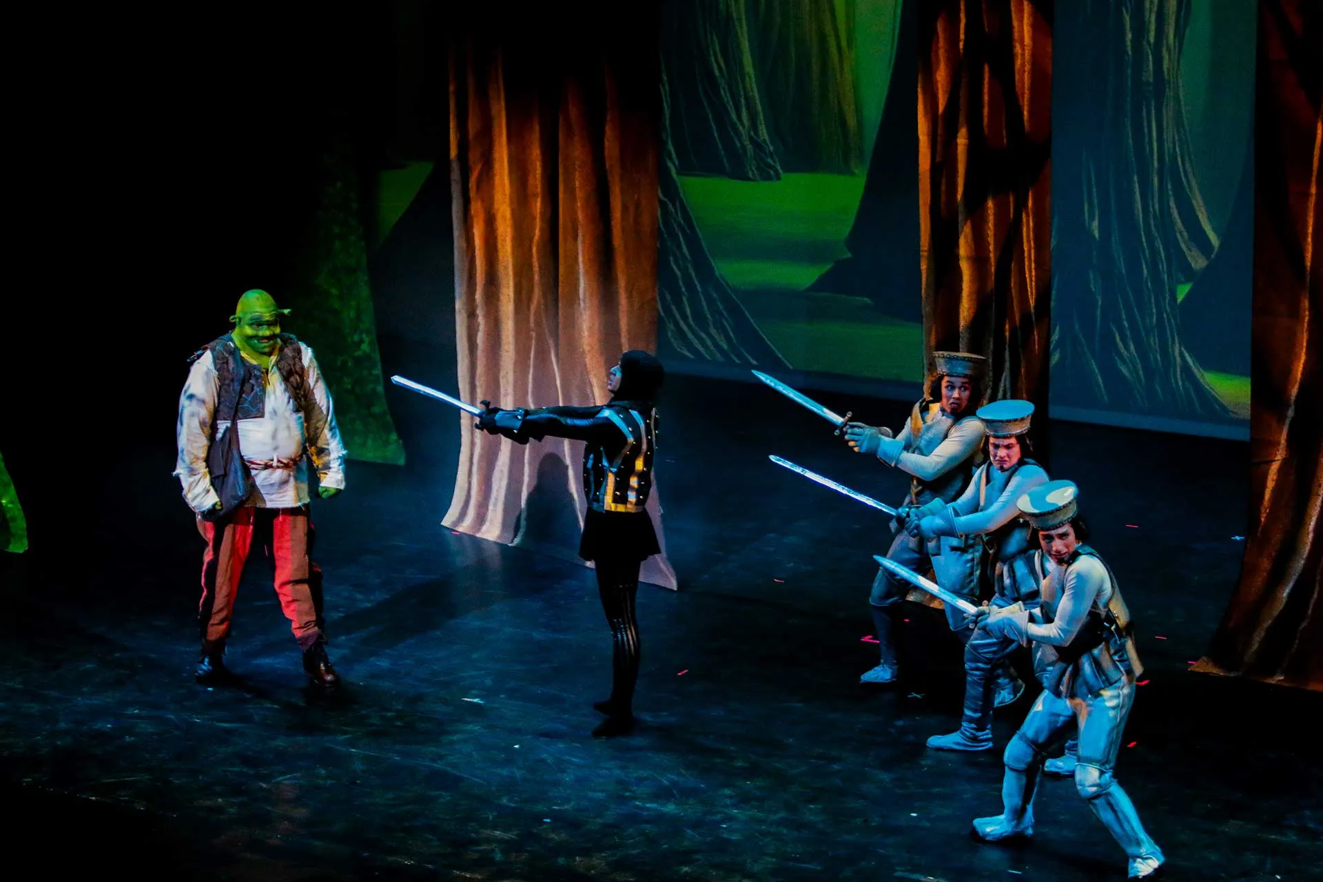Shrek, el musical, presentado en el Tec Guadalajara.