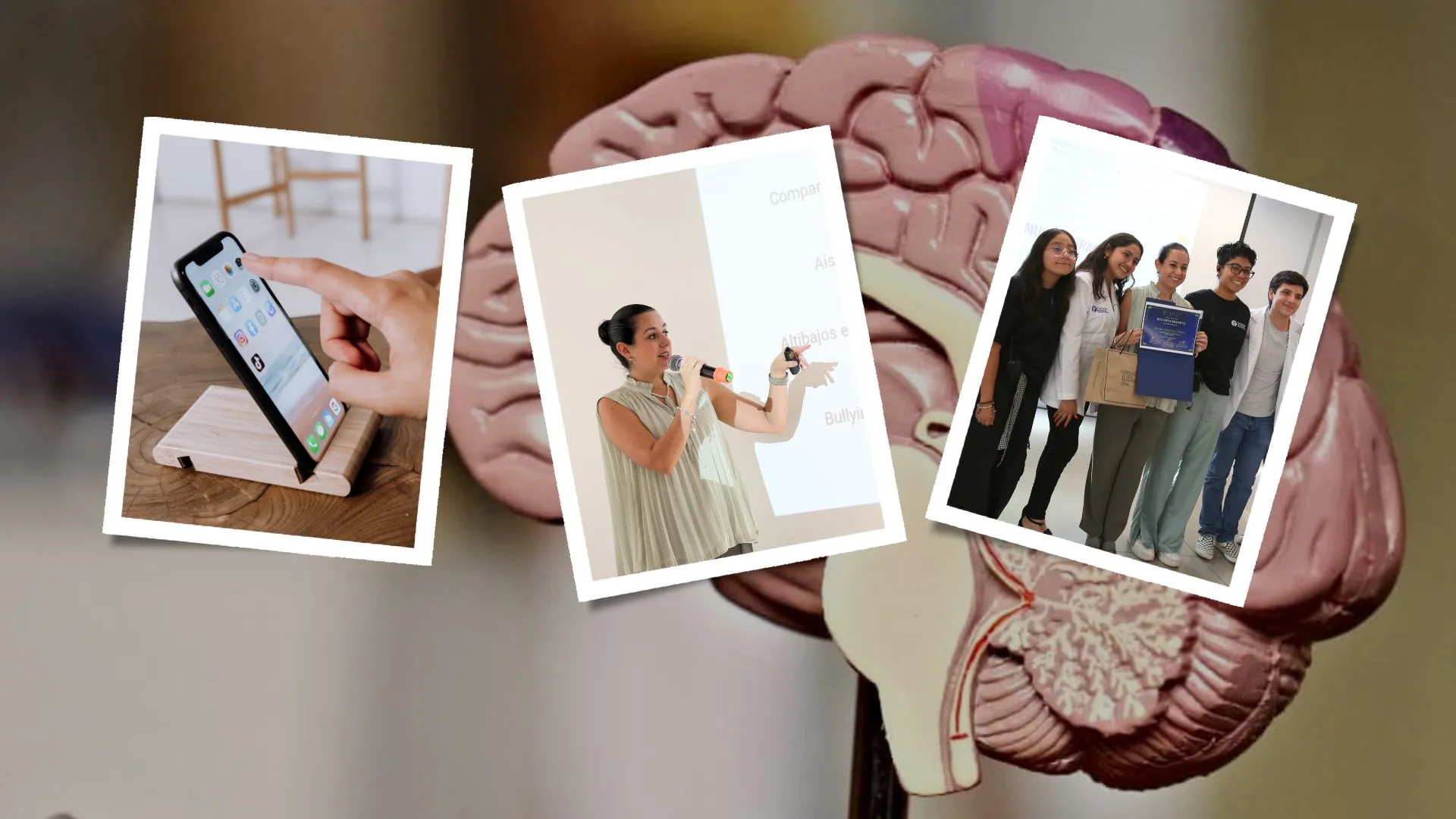 Psicóloga charla con Alumnos Tec acerca de salud mental