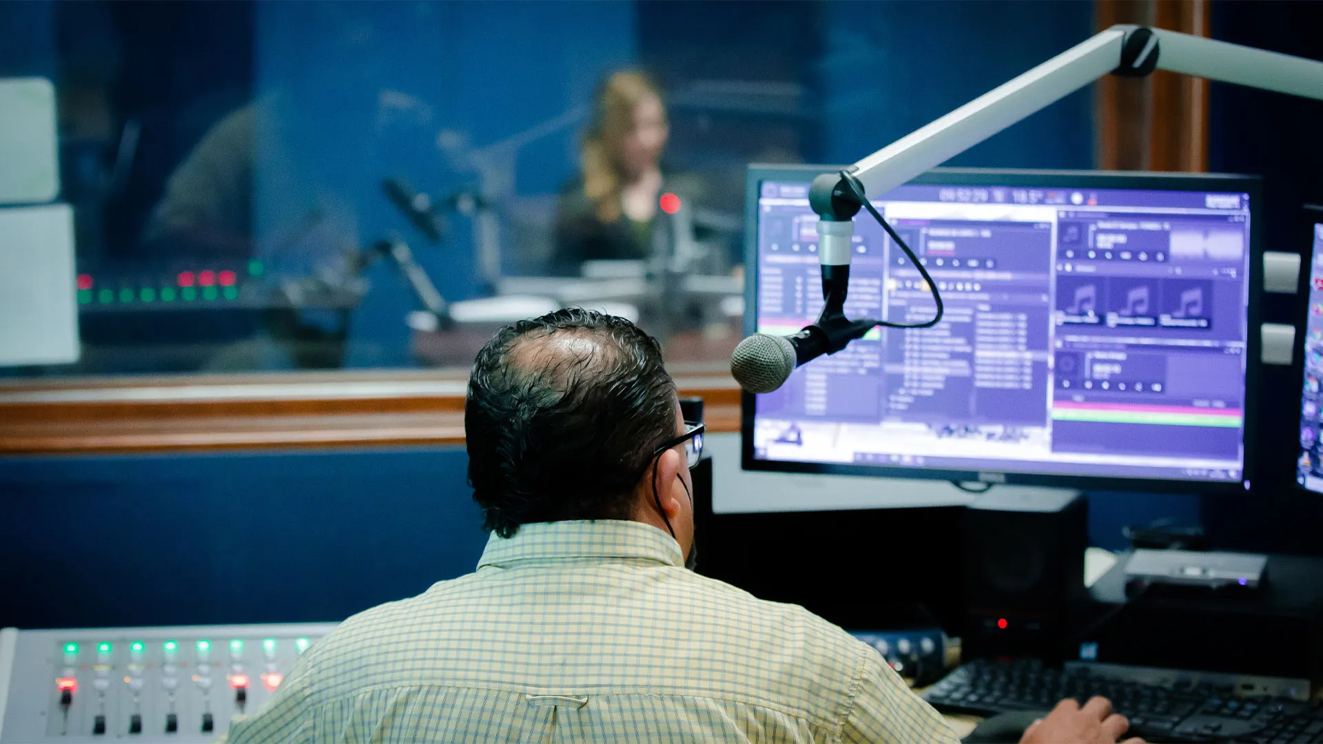 Cabina de Tec Sounds Radio