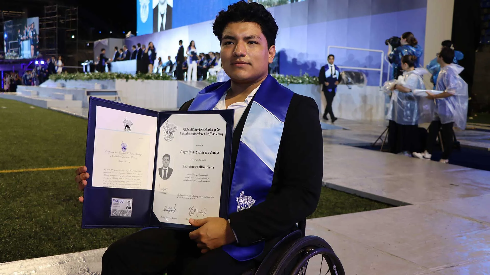 Ángel Villegas, egresado de campus Monterrey generación junio 2024.