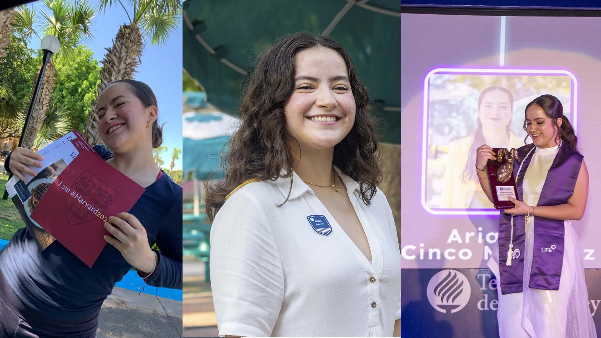 Ariadna Cinco alumna de PrepaTec estudiara en harvard