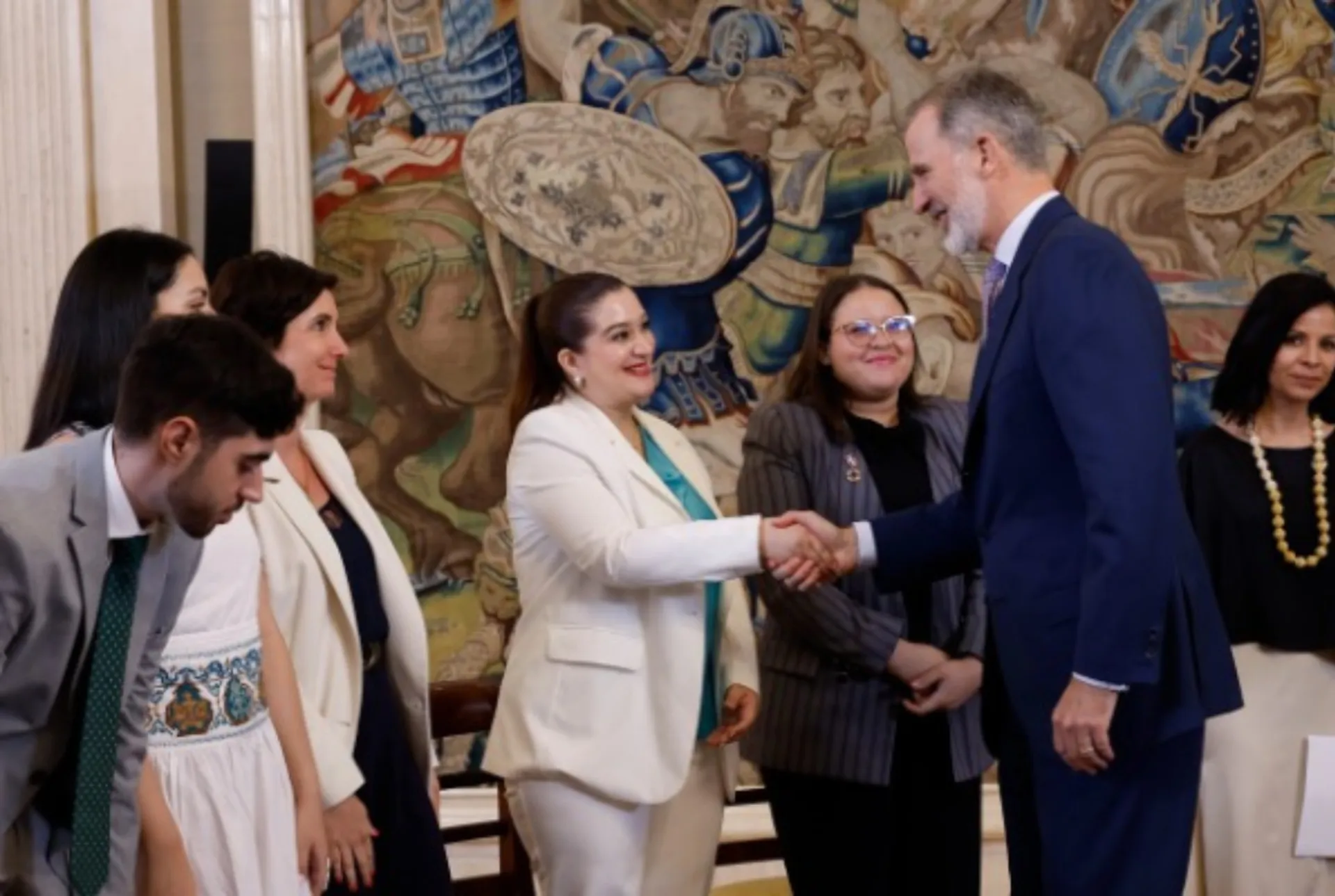 María Fernanda Cámara participando en la XIX edición del programa Jóvenes Líderes Iberoamericanos. 
