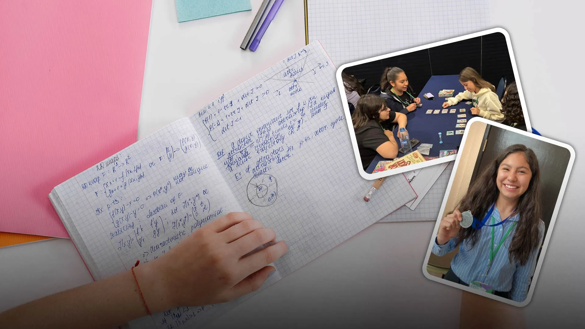 Mildred con su medalla de plata