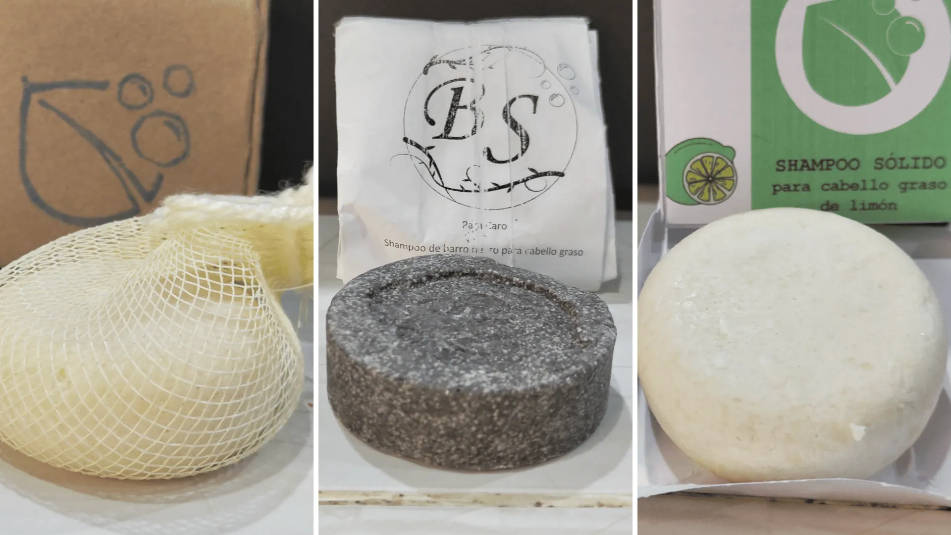 Champús sólidos, producto ofertado por Spoomy emprendimiento de estudiante del Tec