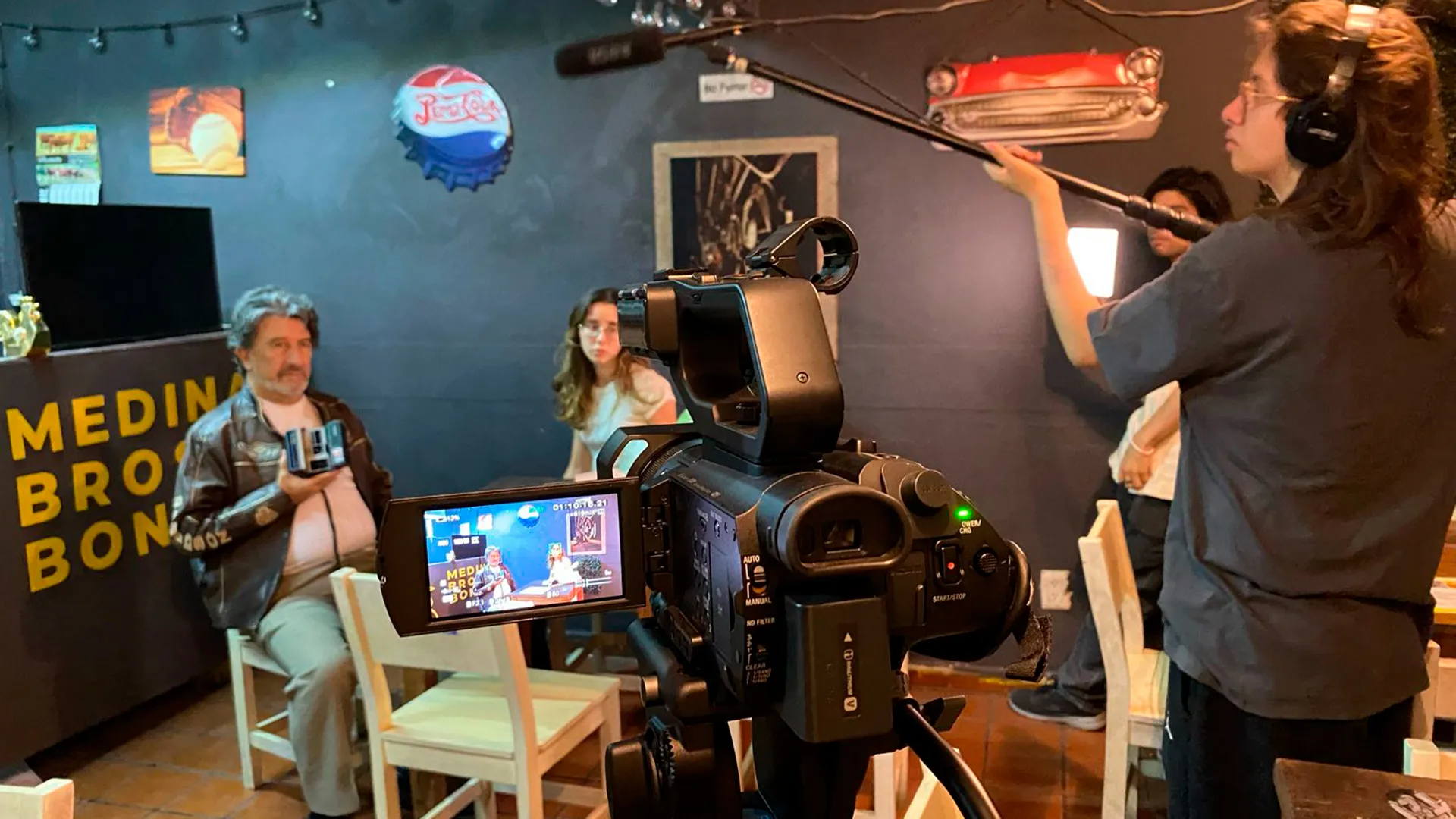 Así se vivió la grabación de los cortometrajes en diferentes locaciones