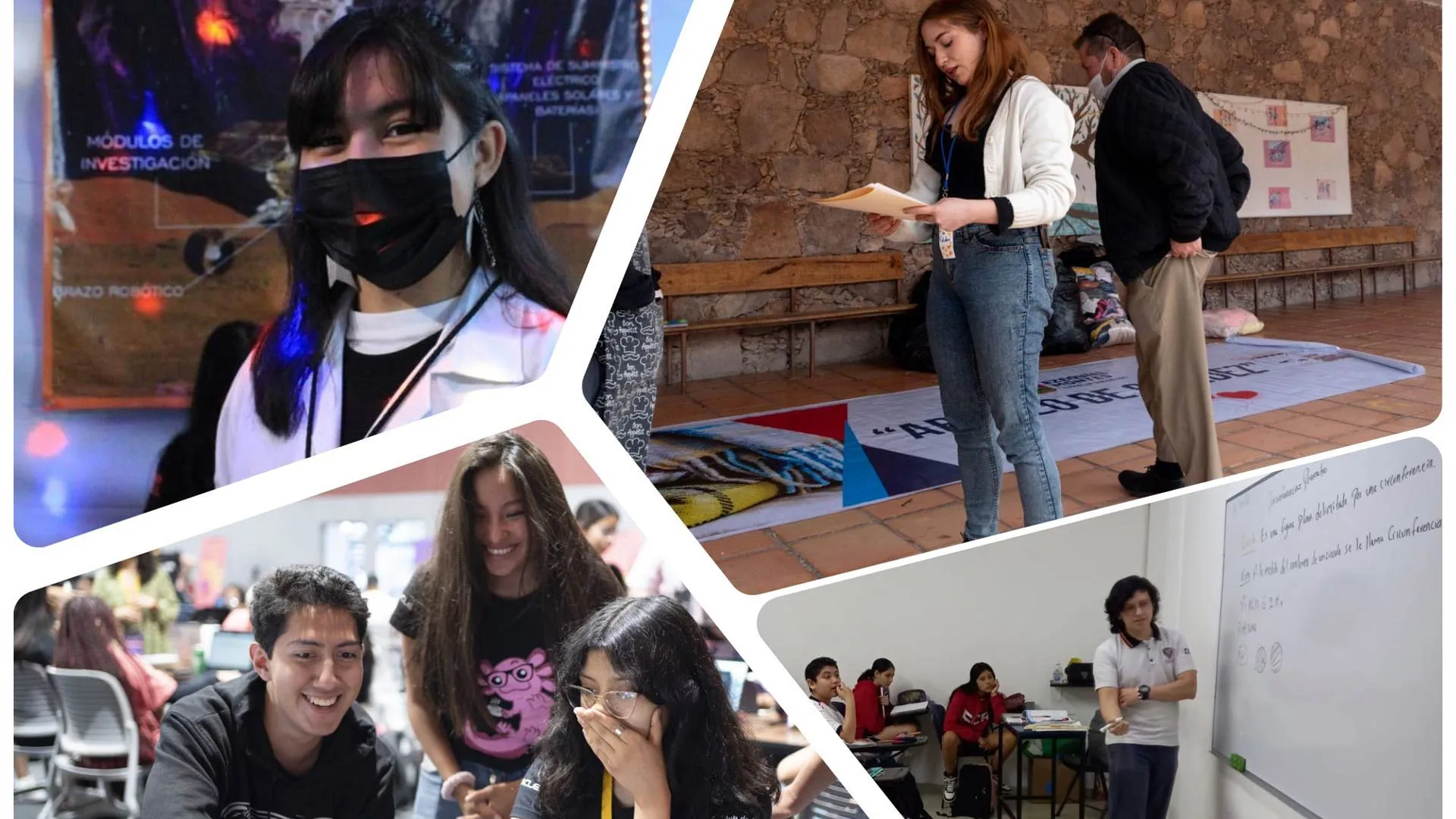 Estudiantes integrantes de la undécima generación del programa del Tec de Monterrey Líderes del Mañana