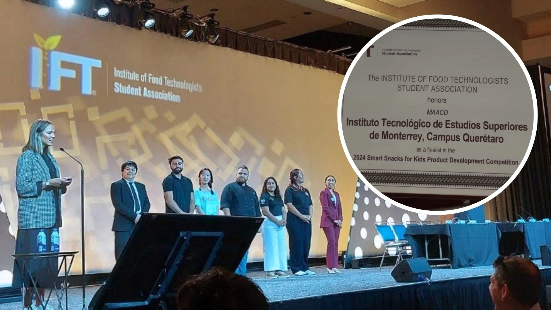 Alumnos del Tec campus Querétaro en concurso internacional de alimentos