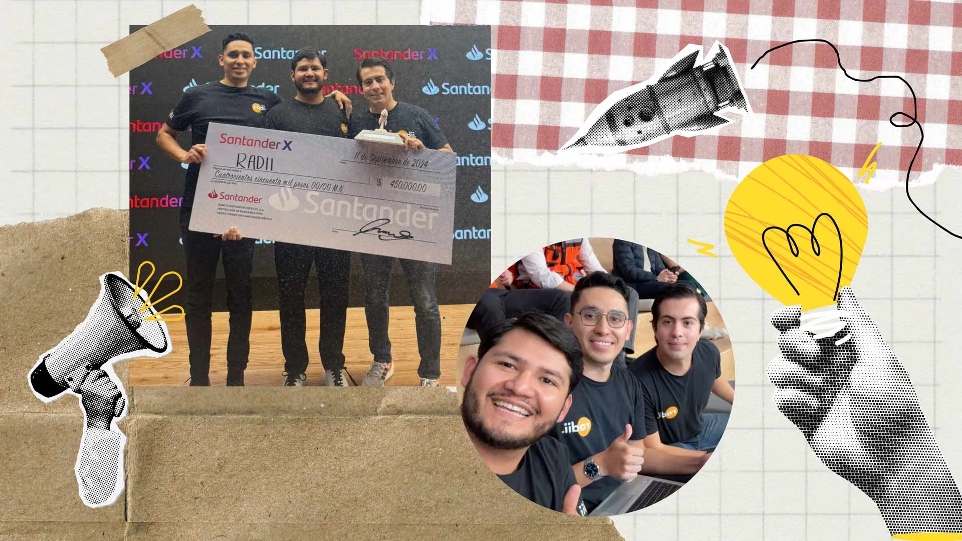 EXATEC de campus Qro ganan concurso de startup de Santander 