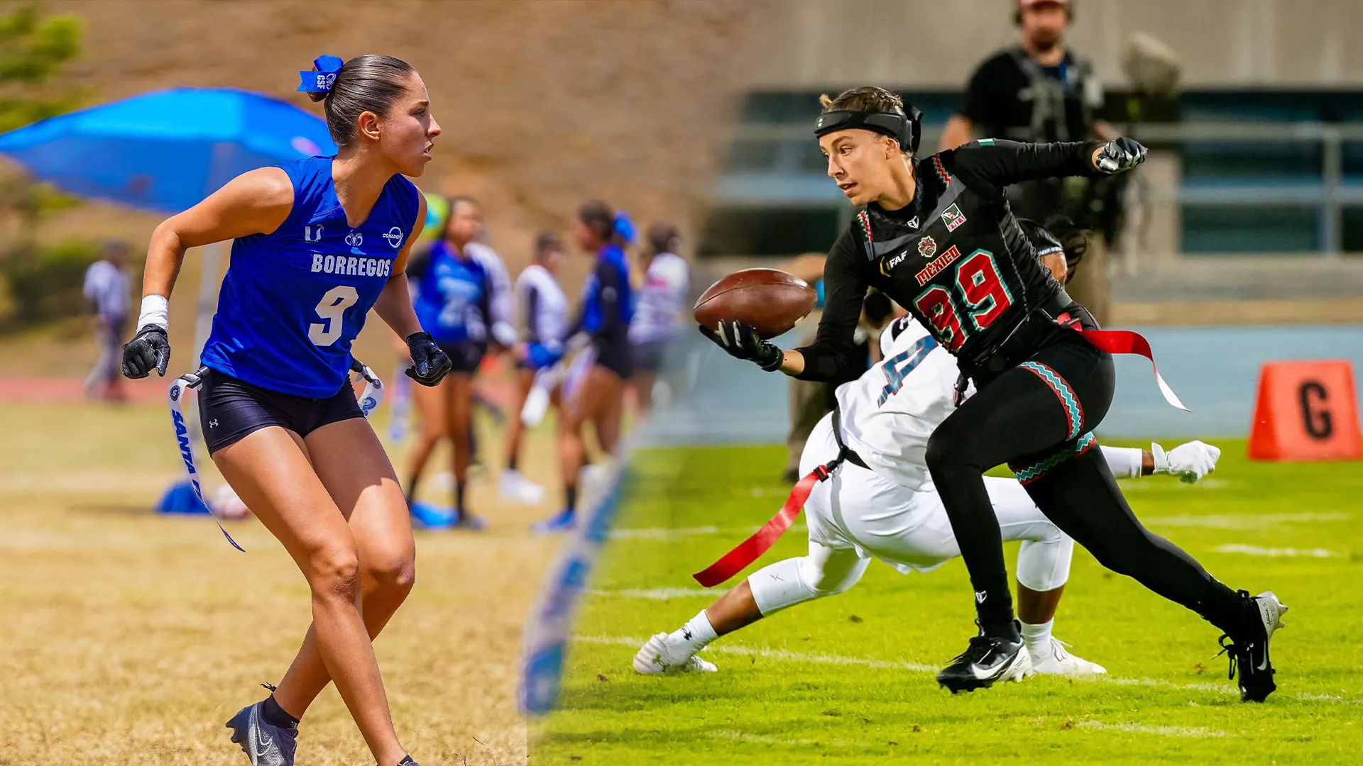 Angela Funes es subcampeona mundial de flag football