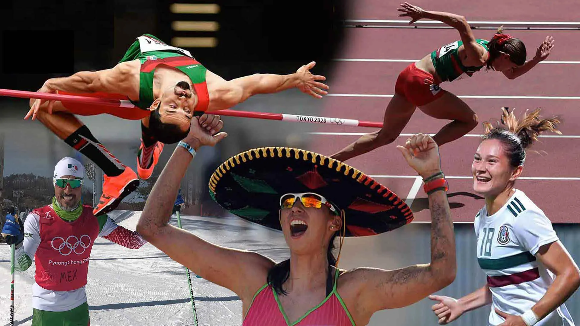 Luis Rivera, Paola Morán, Bibiana Candelas, entre otros deportistas del Tec que han representado a México en diversas disciplinas deportivas