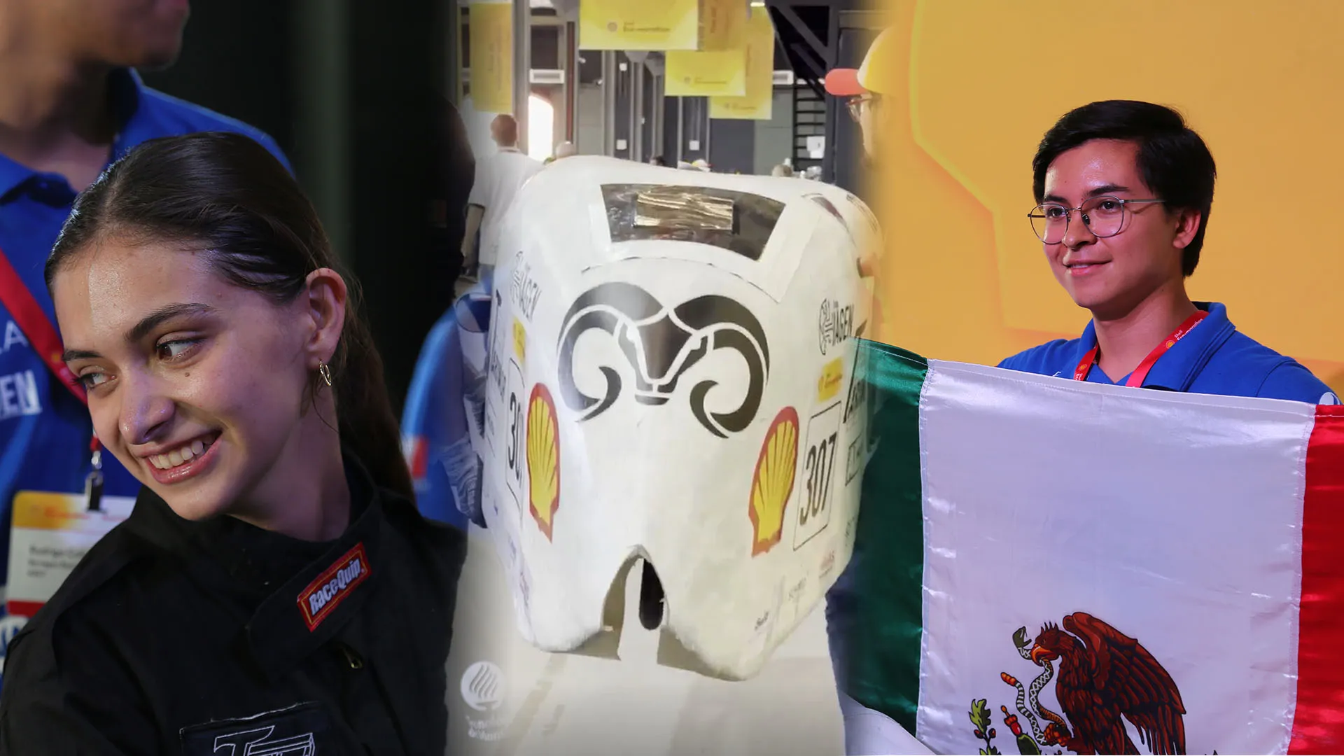 La escudería y el vehículo del Tec Aguascalientes