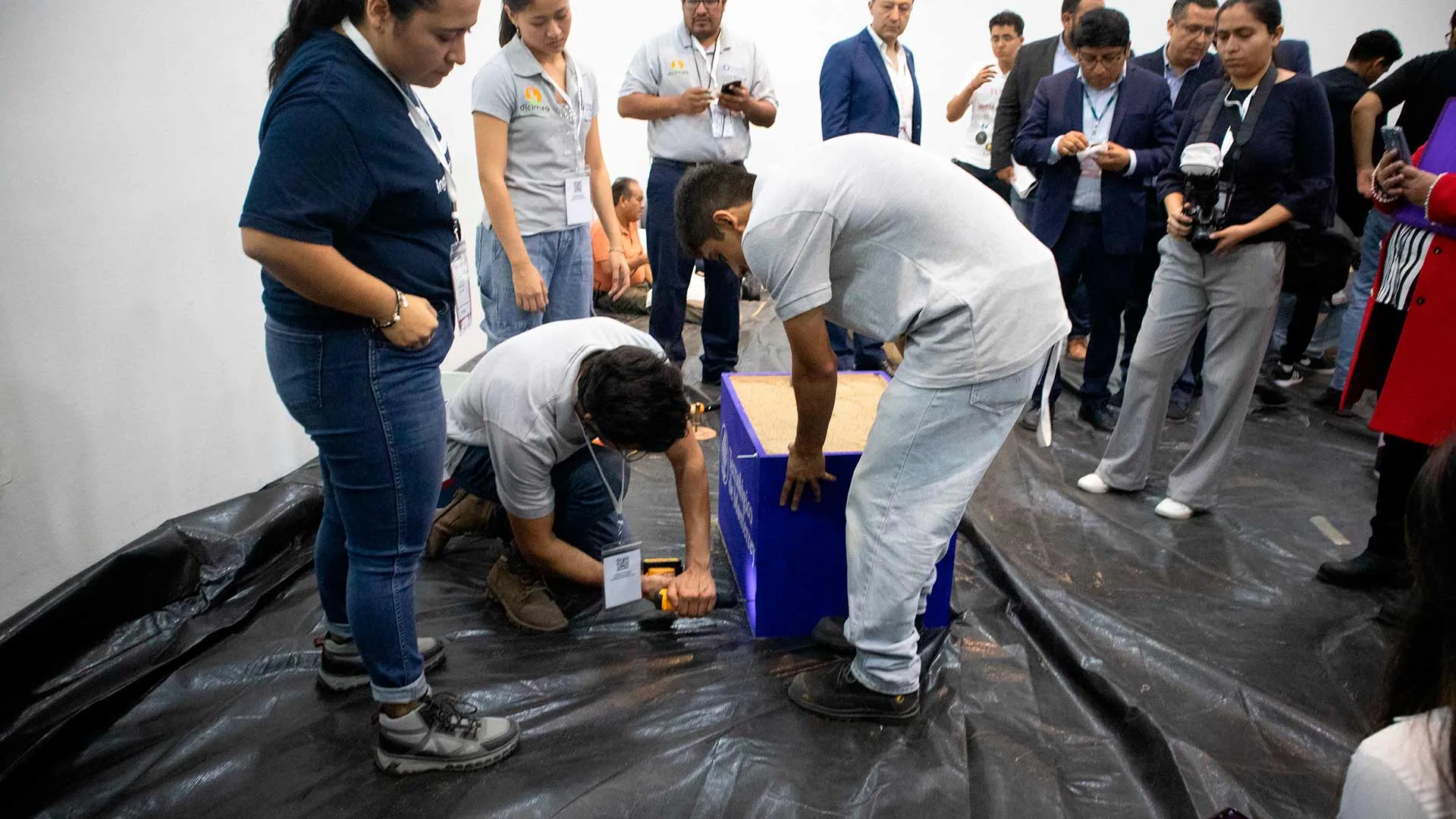 Concurso geomuros, que ganó el Tec Guadalajara.