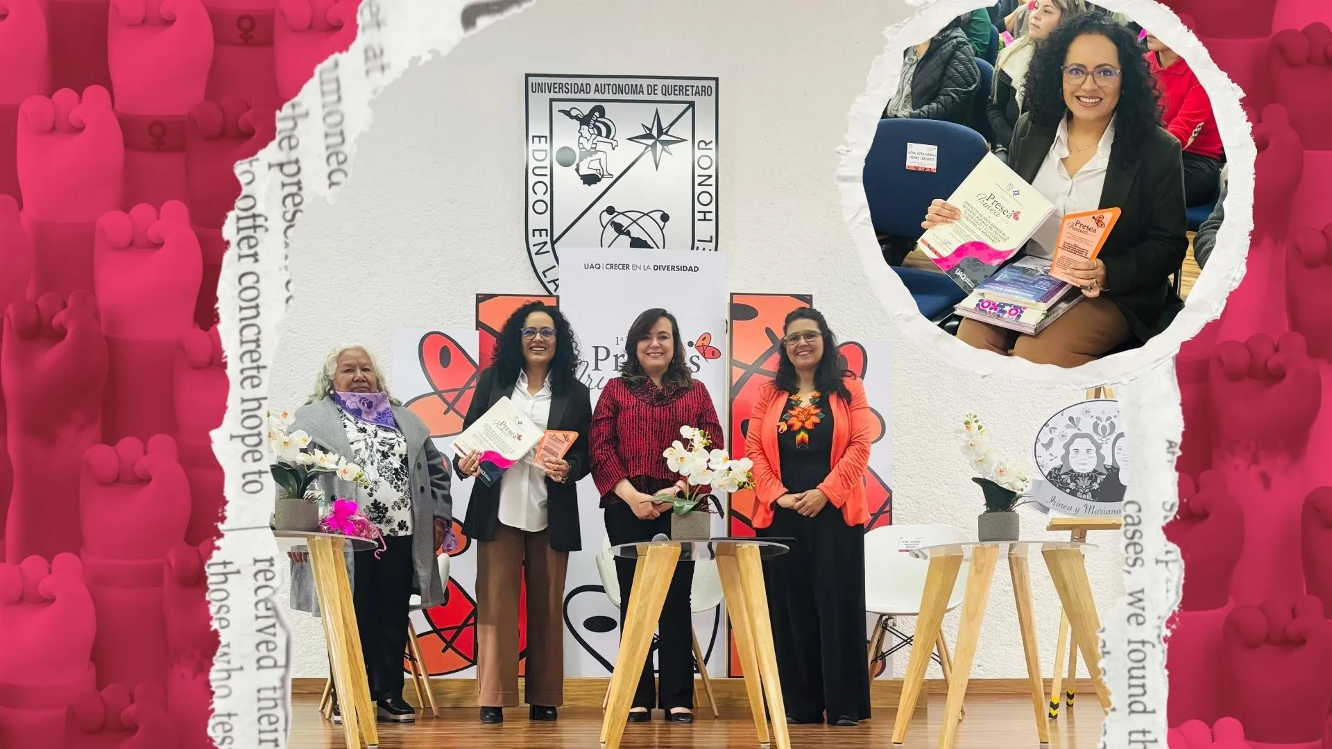 Premio IRINEA otorgado al Tec de Monterrey campus Qro por sus acciones contra la violencia de género