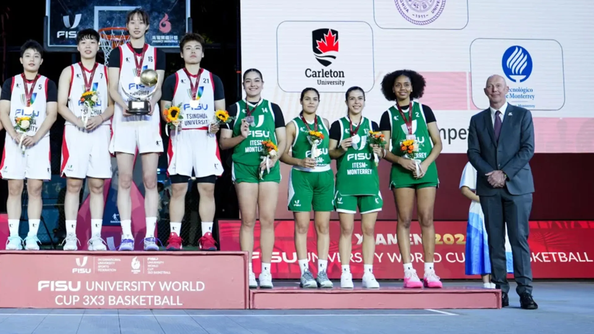 Copa Mundial Universitaria FISU 2024 podio 