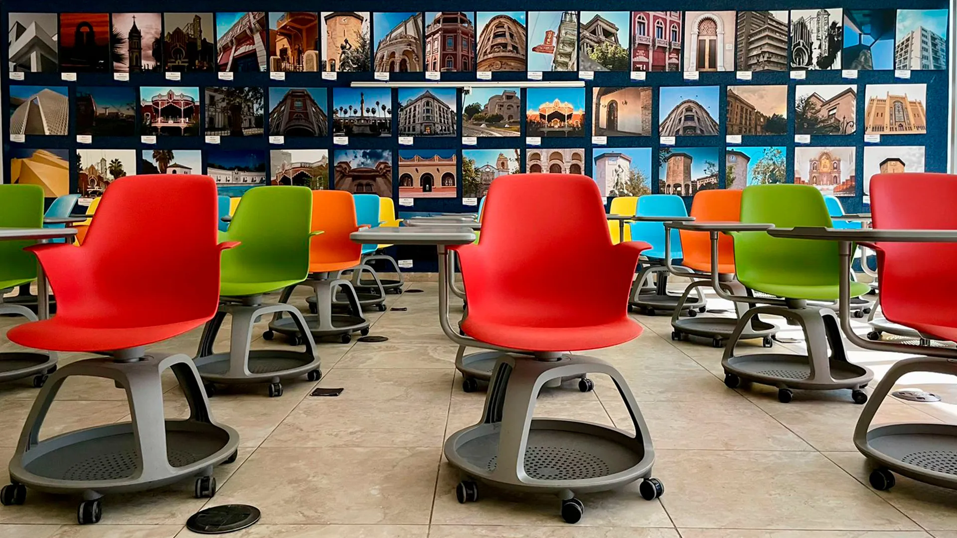 Collage de fotografías del centro de Torreón tomadas por alumnos del Tecnológico de Monterrey campus Laguna