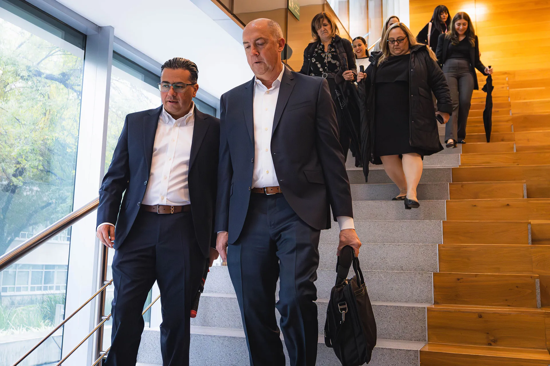 Directivos de Microsoft visitaron el Tec, campus Monterrey.