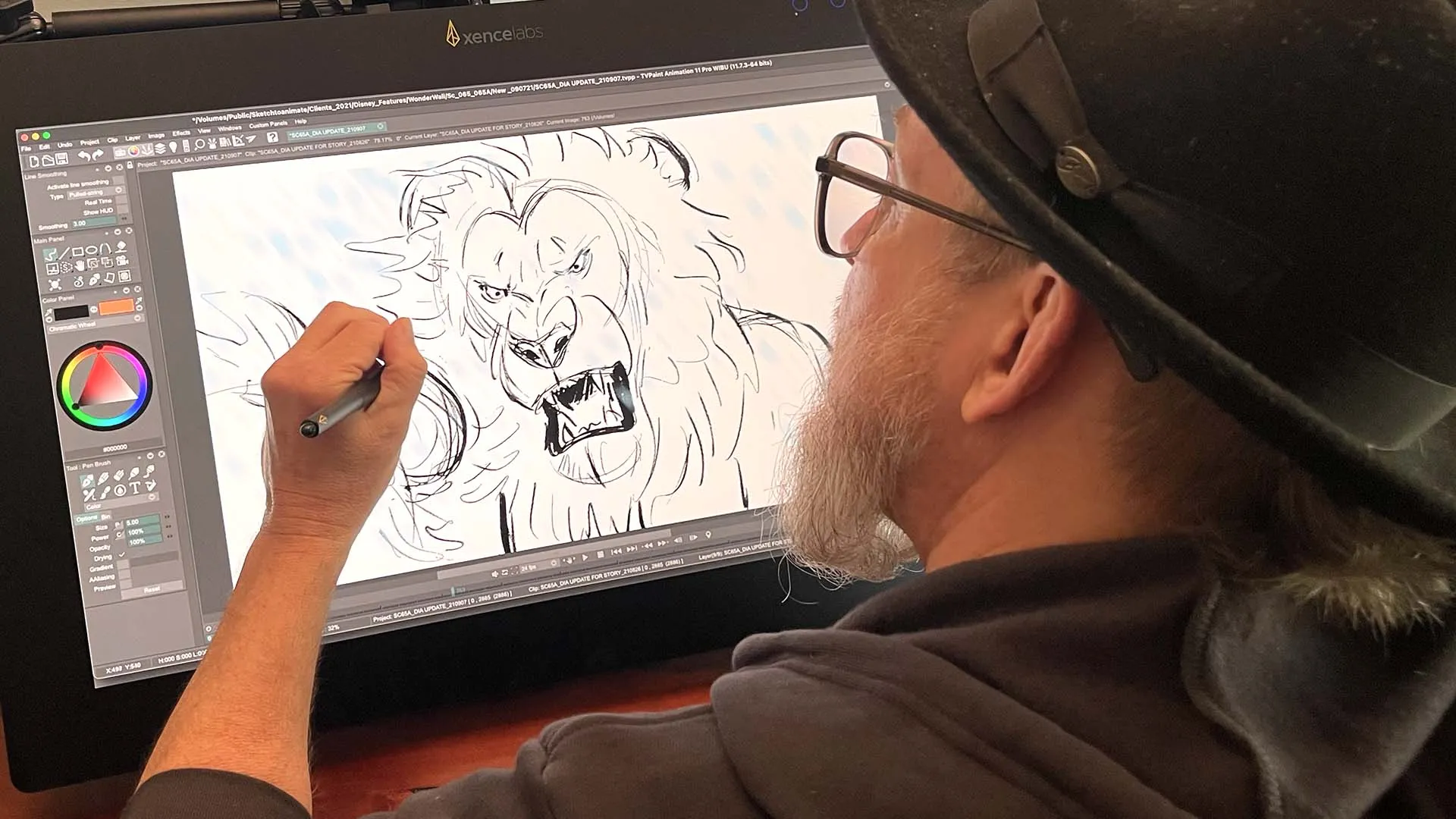 Travis Blaise, profesor del Tecnológico de Monterrey que participó como artista de la historia en la película de Disney, Mufasa: El Rey León.