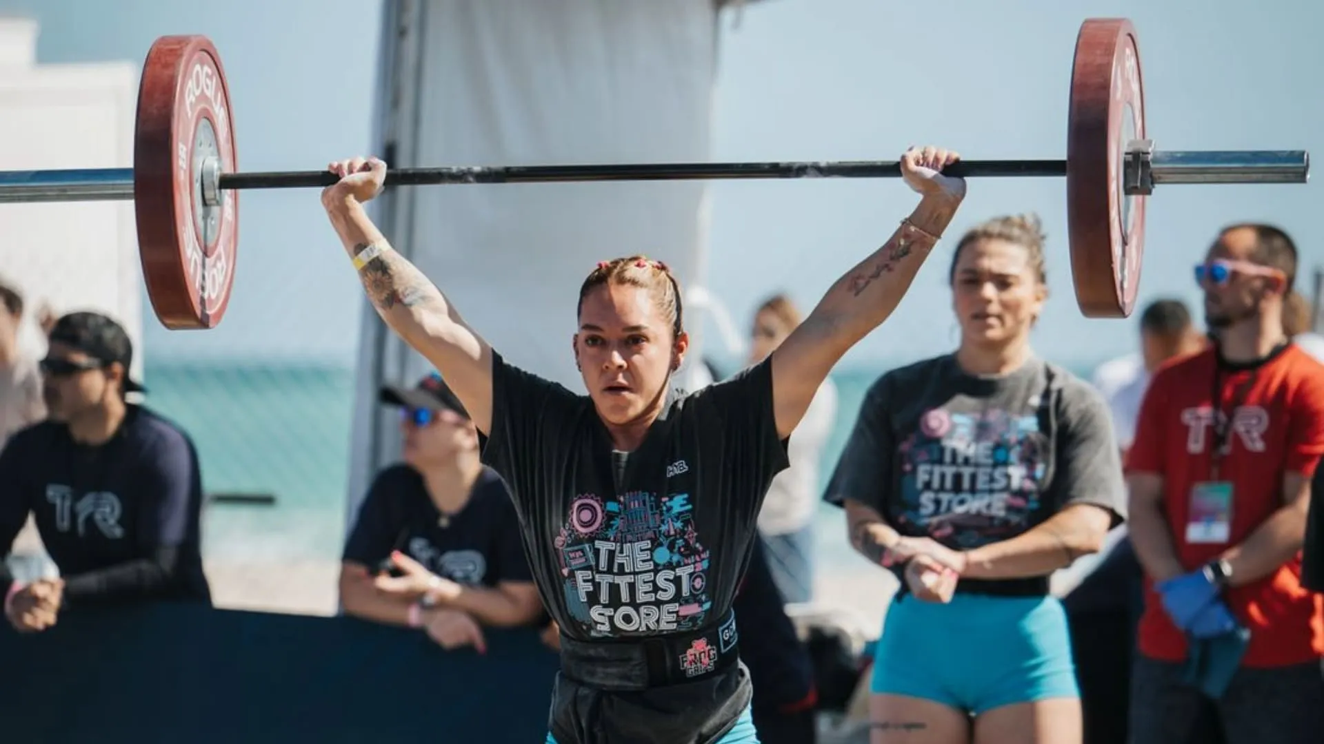 Coach participando en competencia