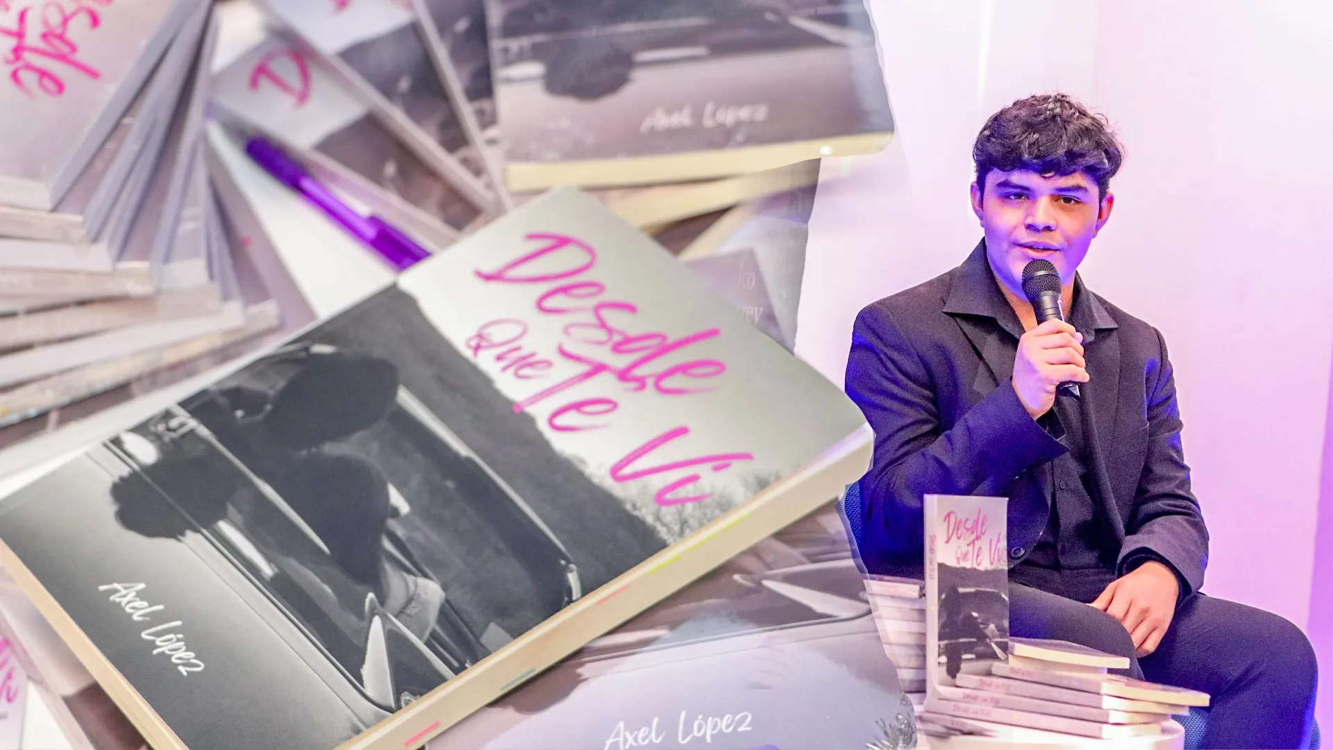 Axel López, alumno PrepaTec Obregón publicó su primer libro "Desde Que Te Vi"