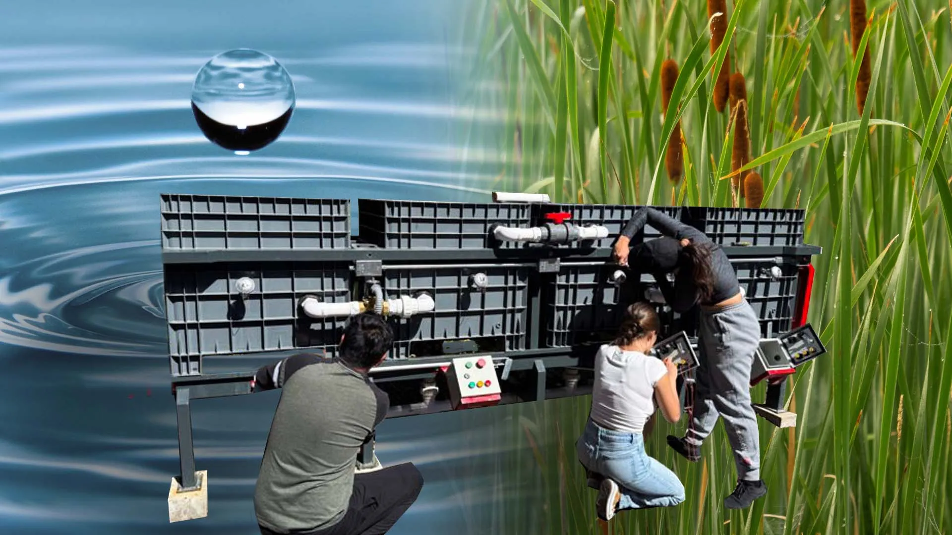 Éxito verde: alumnos Tec triunfan con tratamiento de agua con plantas.