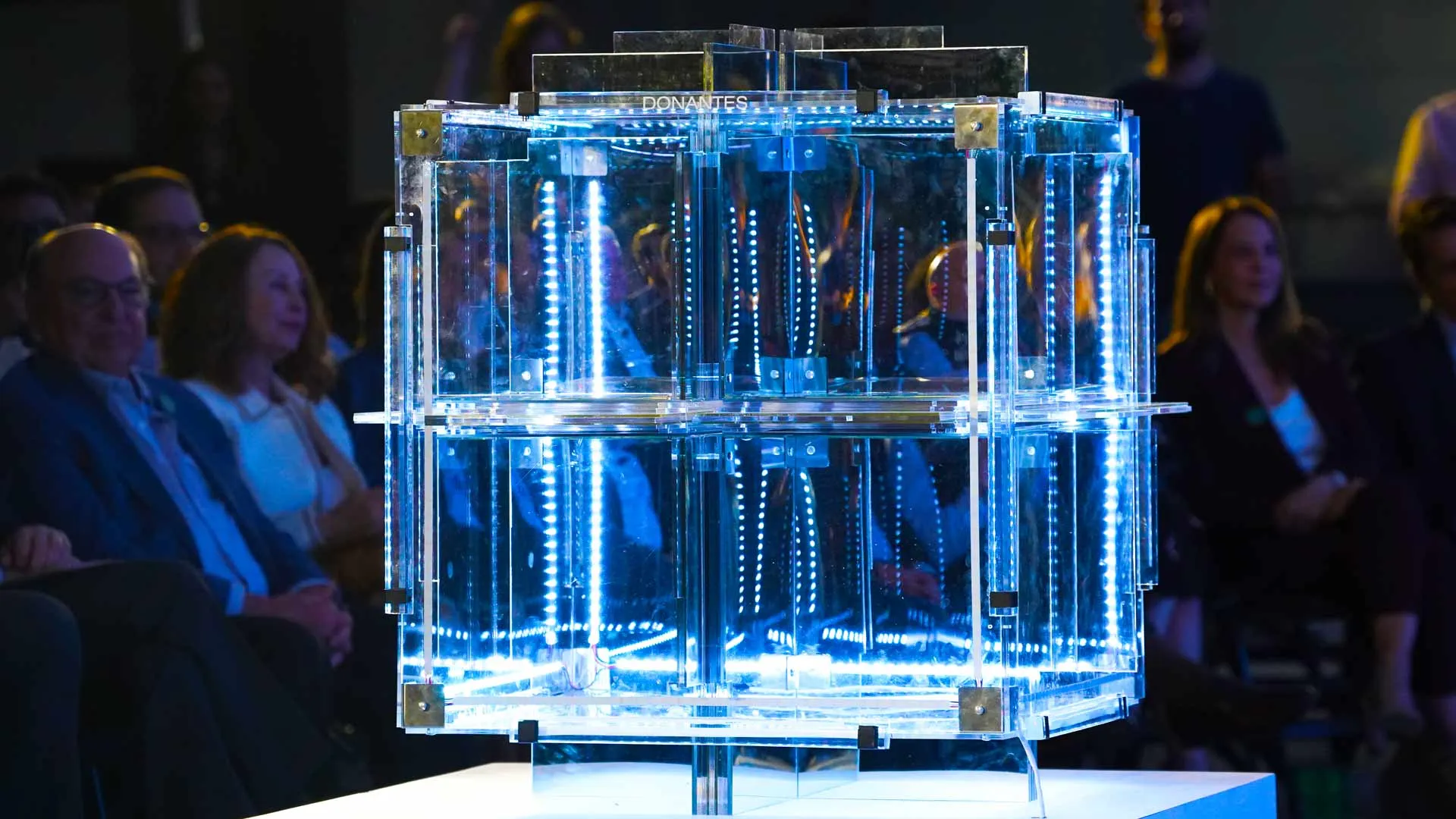 La primera piedra del HUB de Innovación y Emprendimiento, el pasado 12 de febrero.